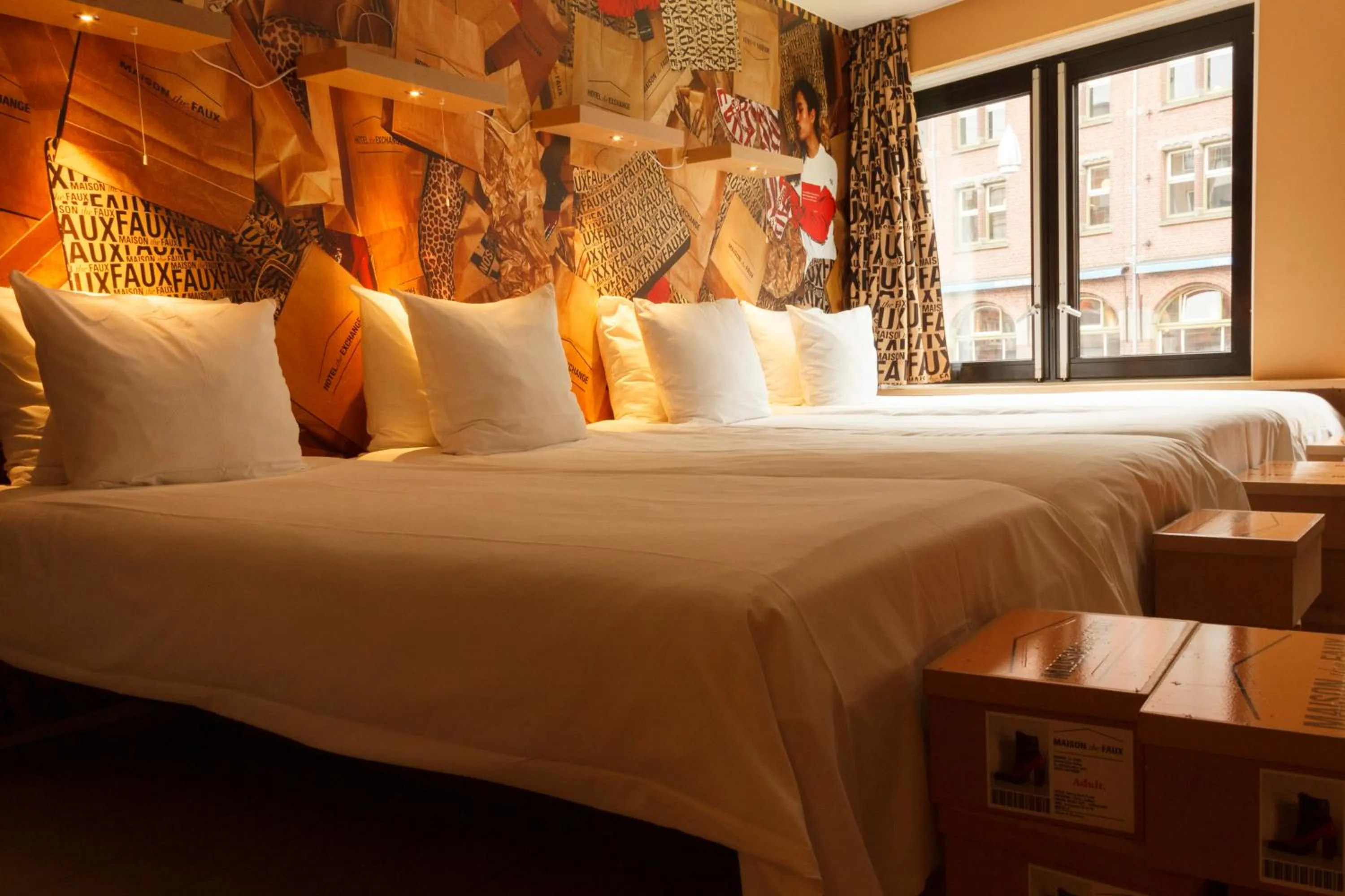 Bed in Hotel The Exchange