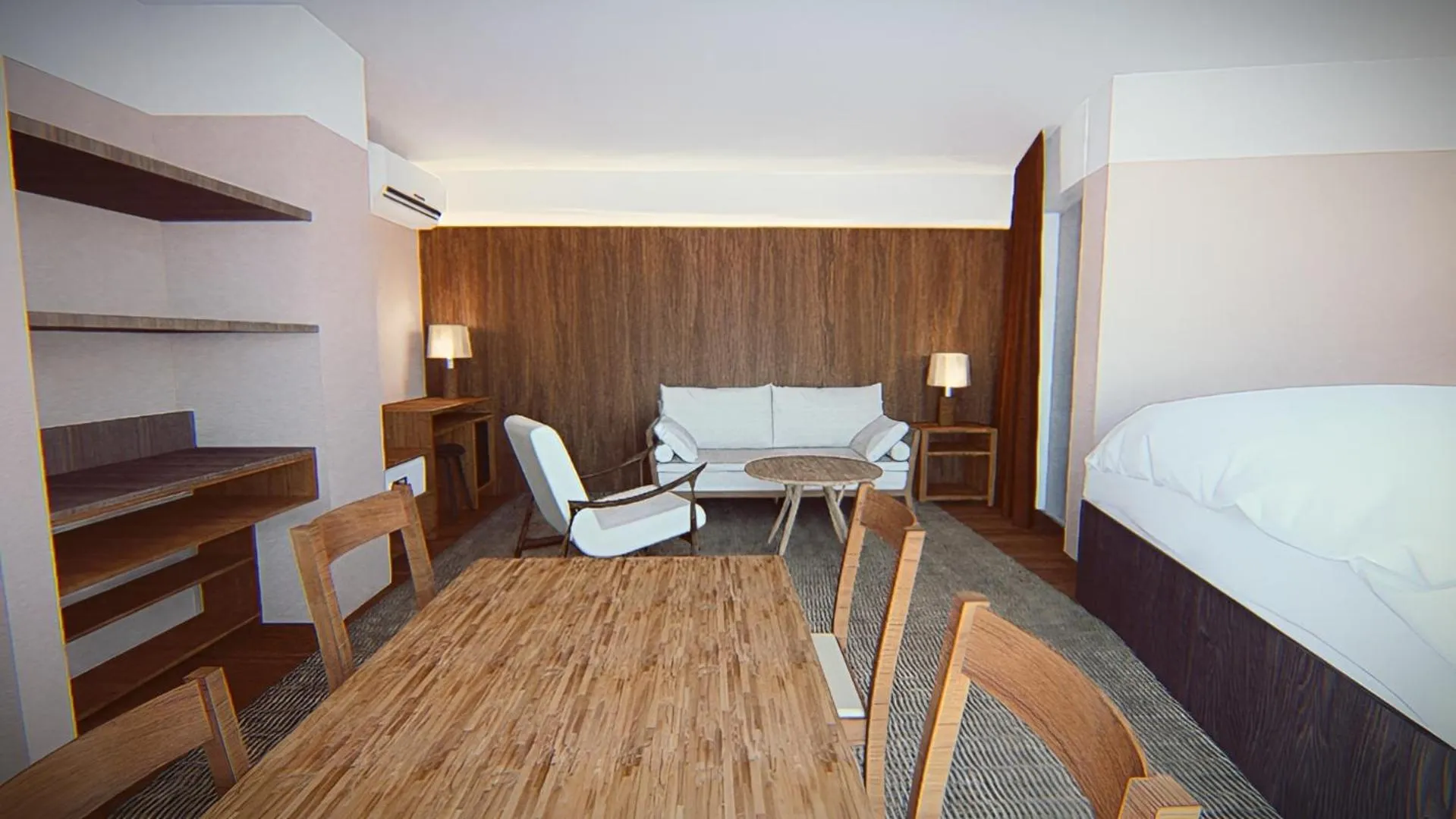 Bed in Hotel The Exchange