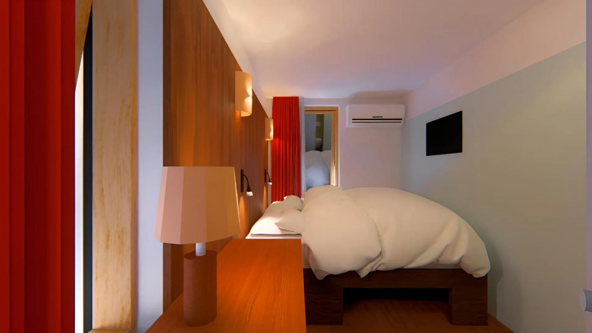 Bed in Hotel The Exchange