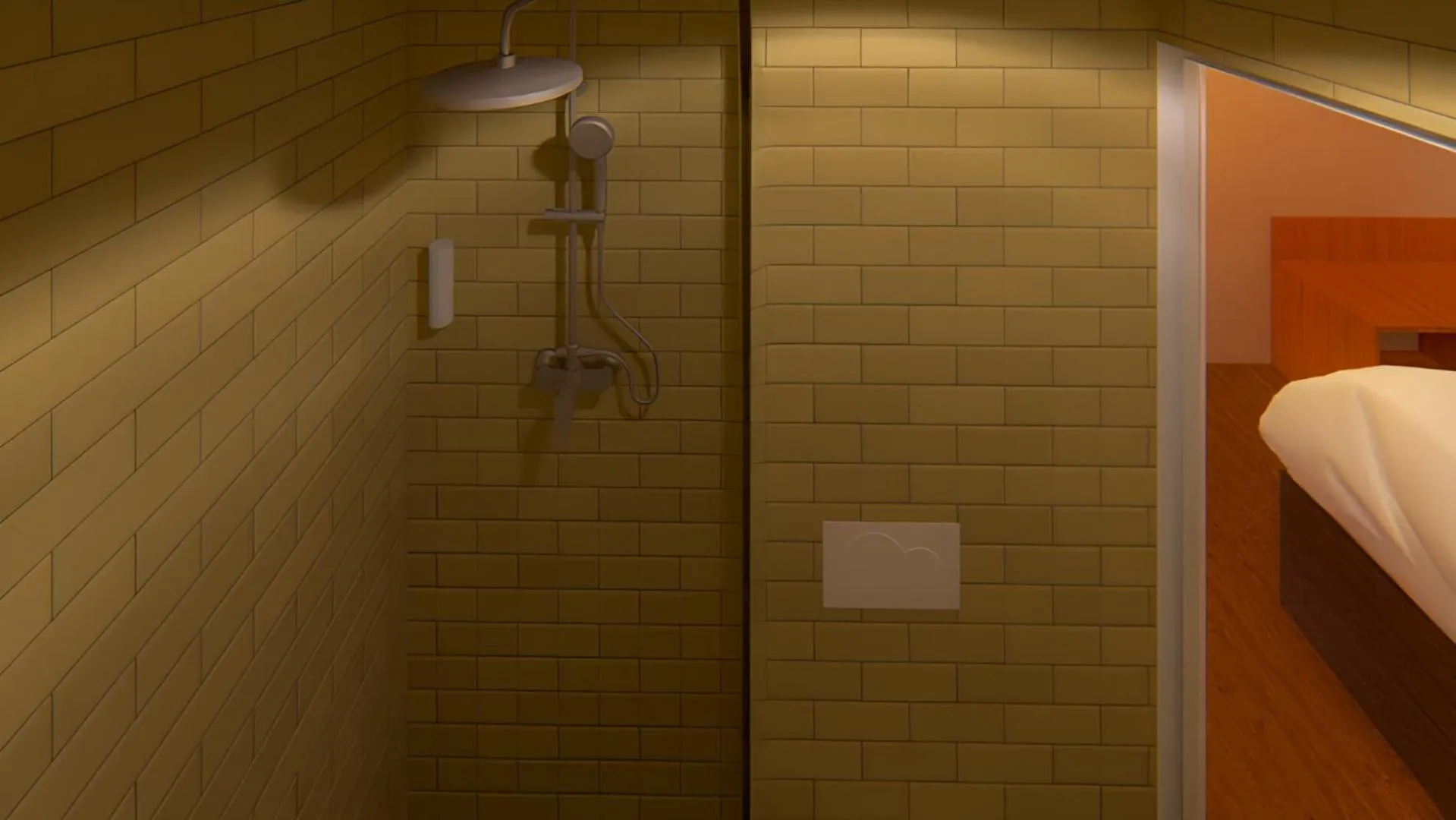 Bed in Hotel The Exchange