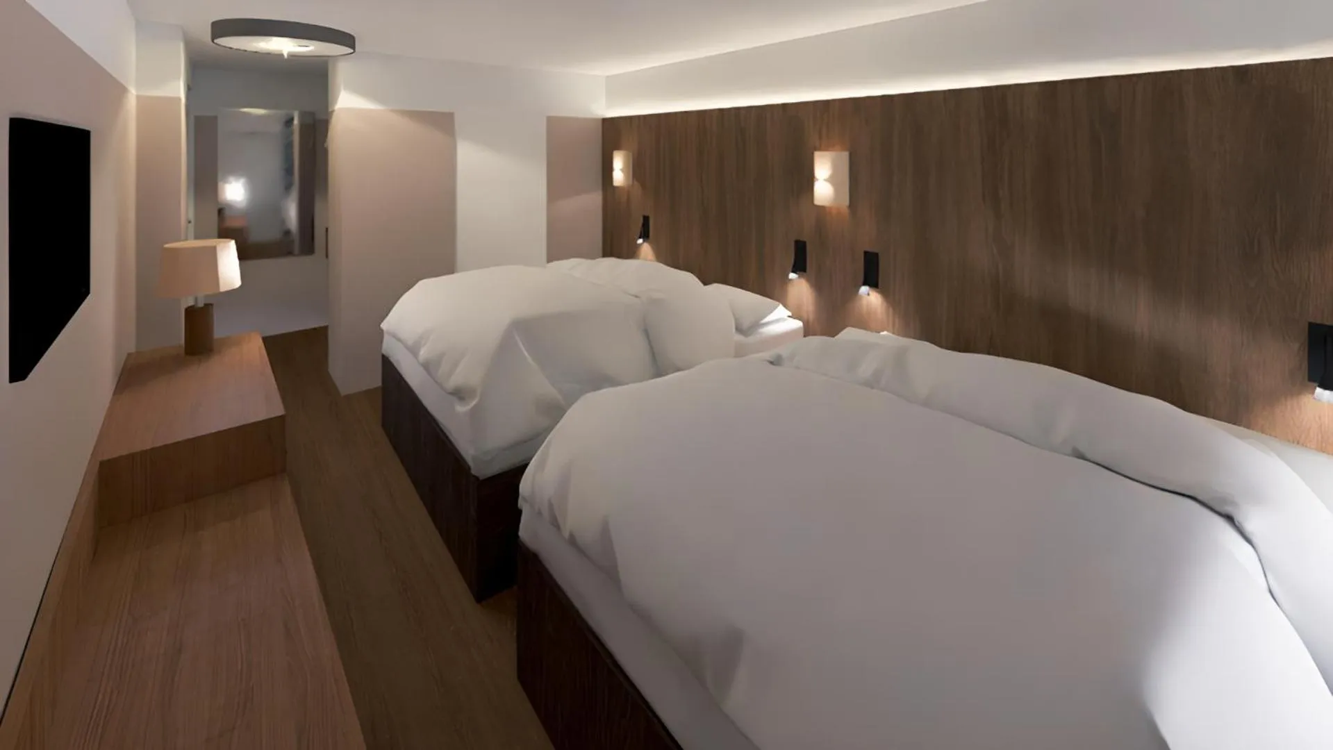 Bed in Hotel The Exchange