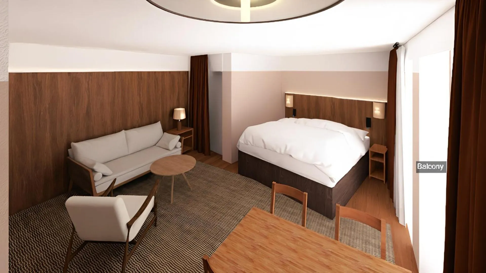 Bed in Hotel The Exchange