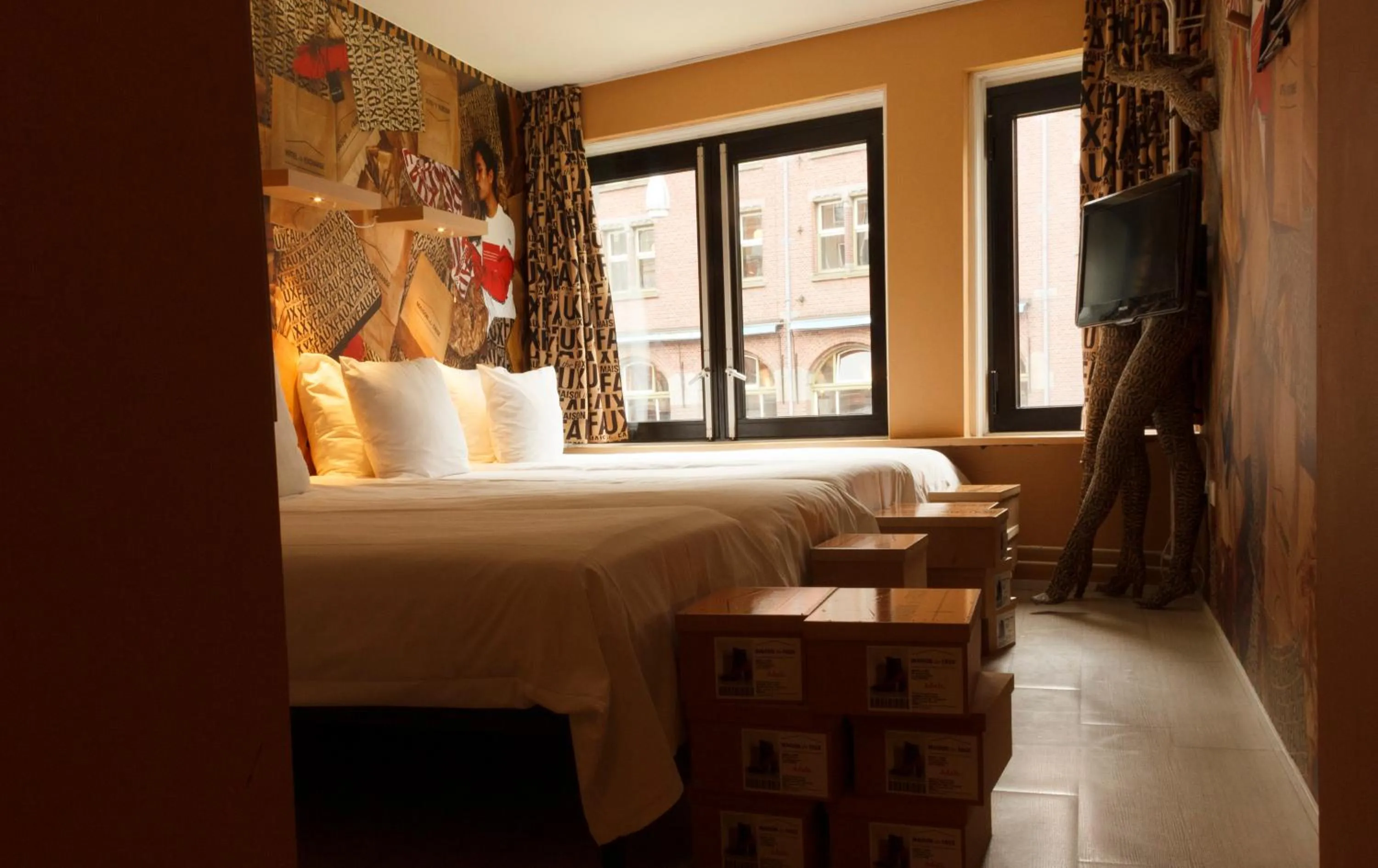 Bed in Hotel The Exchange