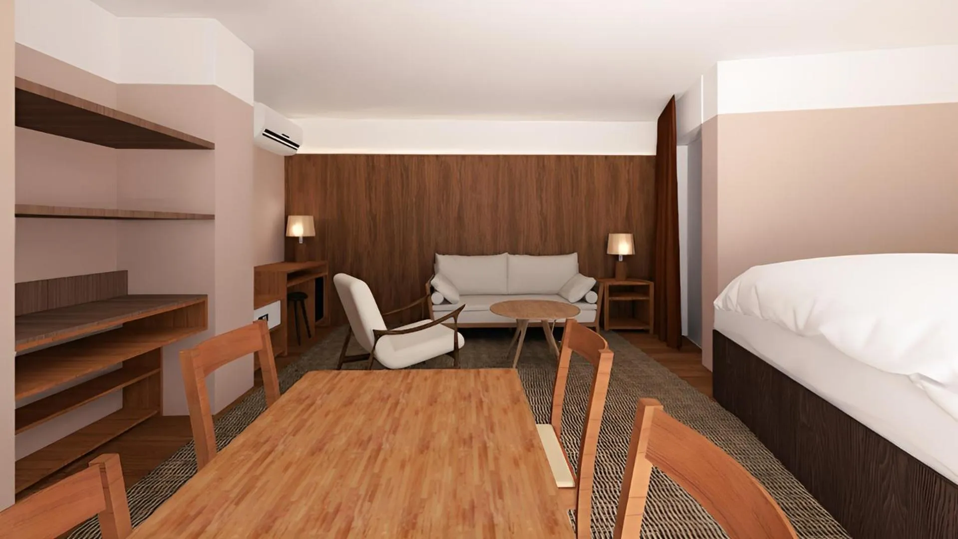 Bed in Hotel The Exchange