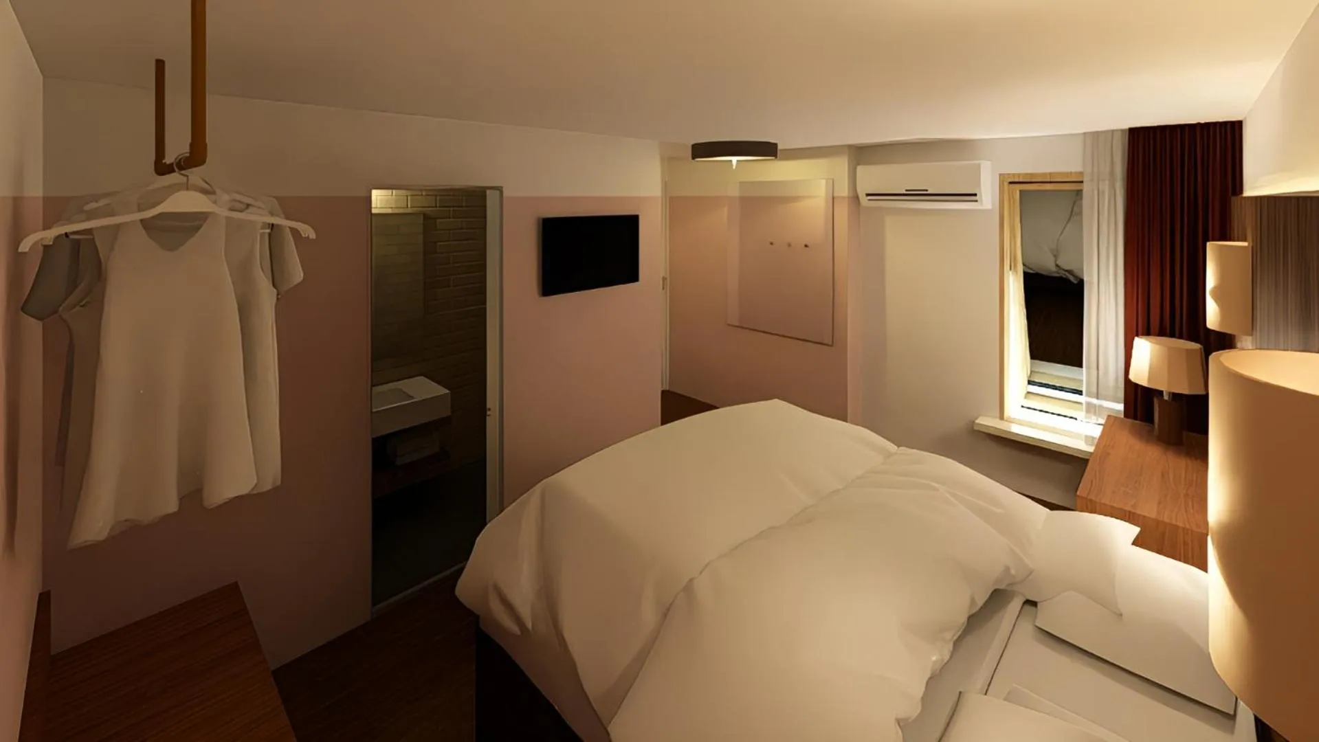 Bed in Hotel The Exchange