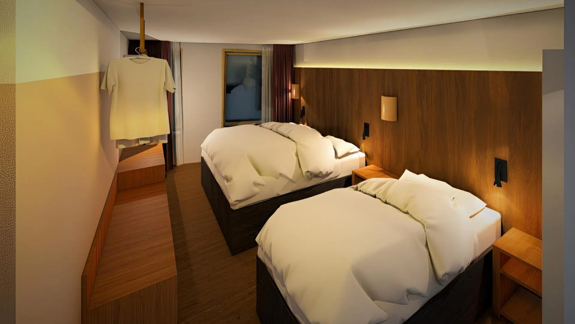 Bed in Hotel The Exchange