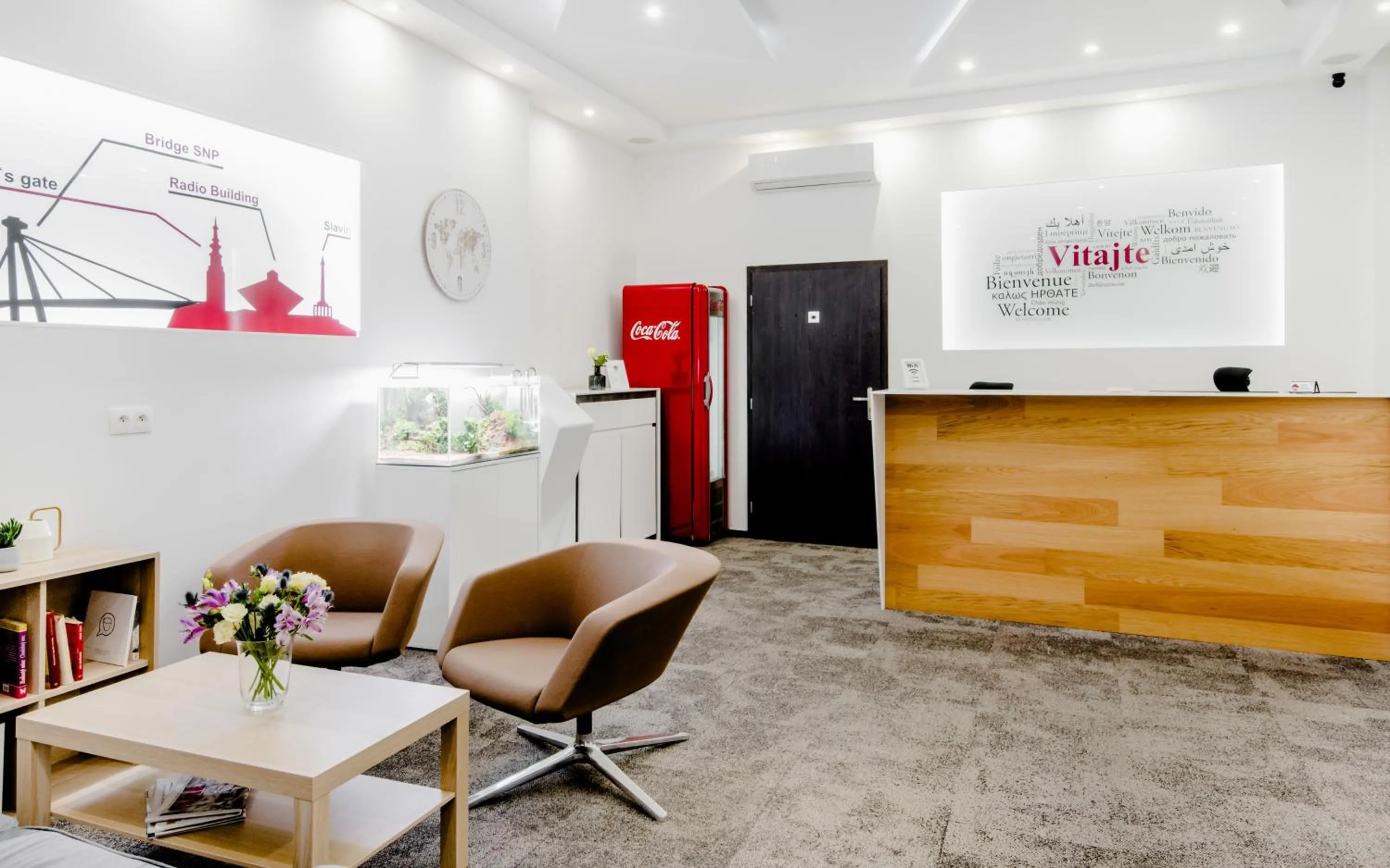 Lobby or reception in Downtown Bratislava B&B