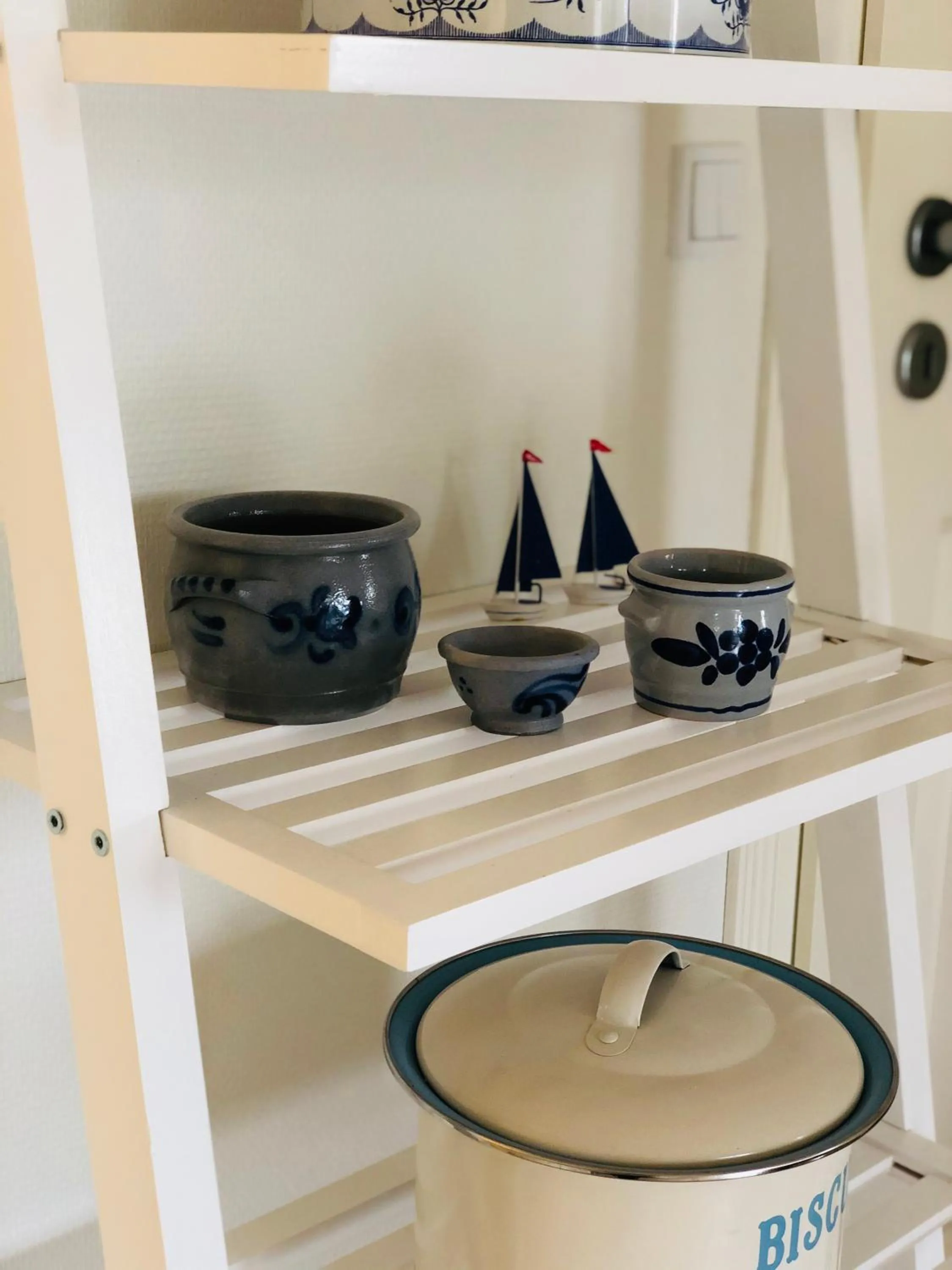 Kitchen or kitchenette in Pension Lærkelill