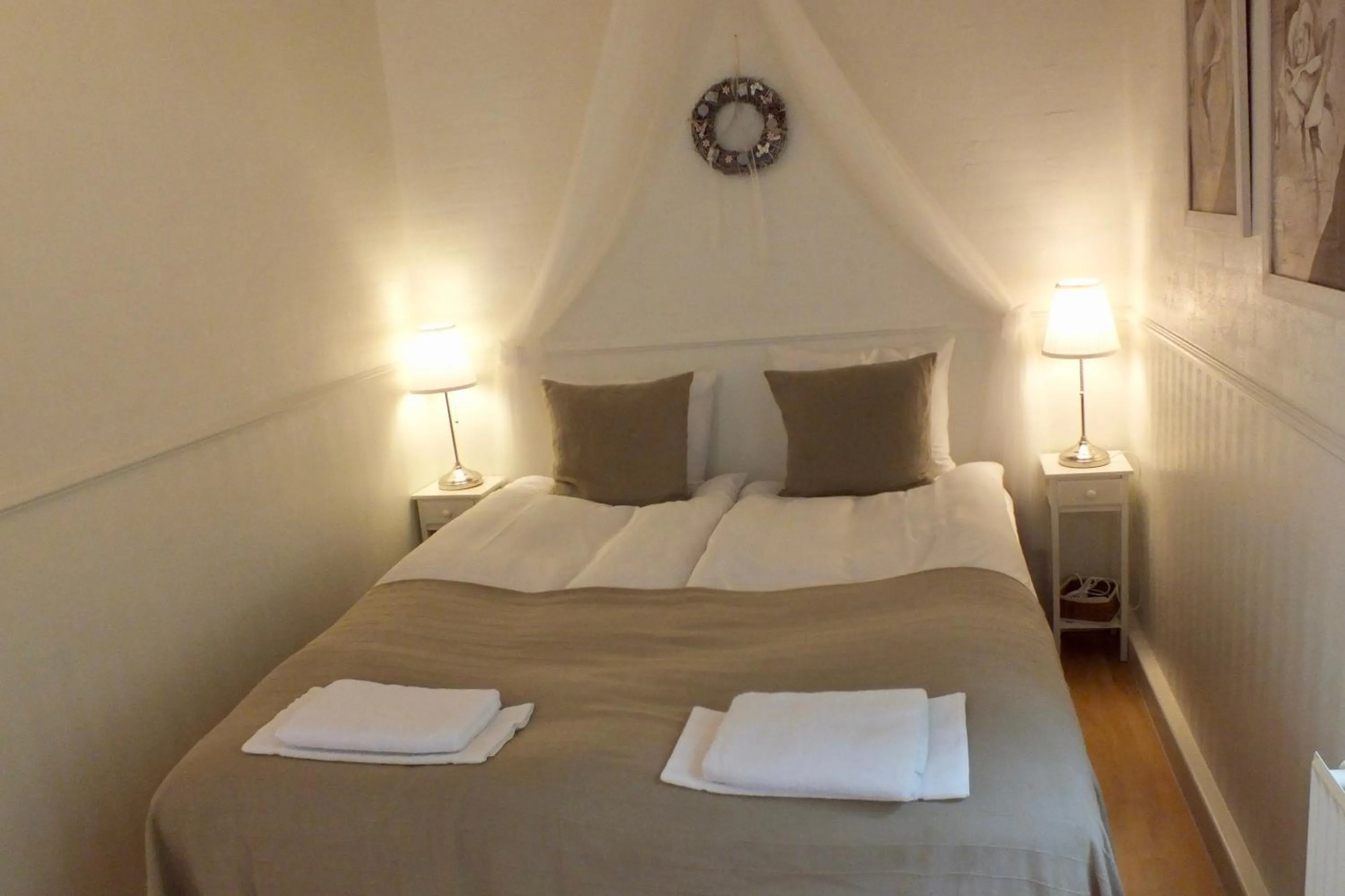 Bed in Pension Lærkelill