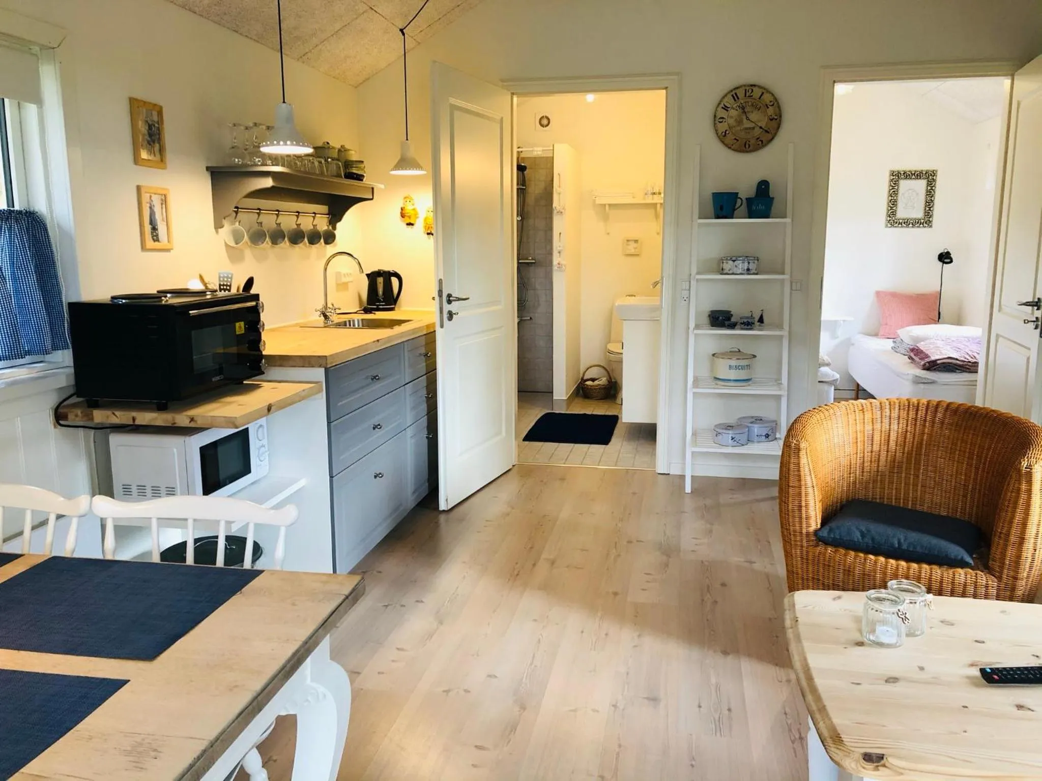 Kitchen or kitchenette in Pension Lærkelill