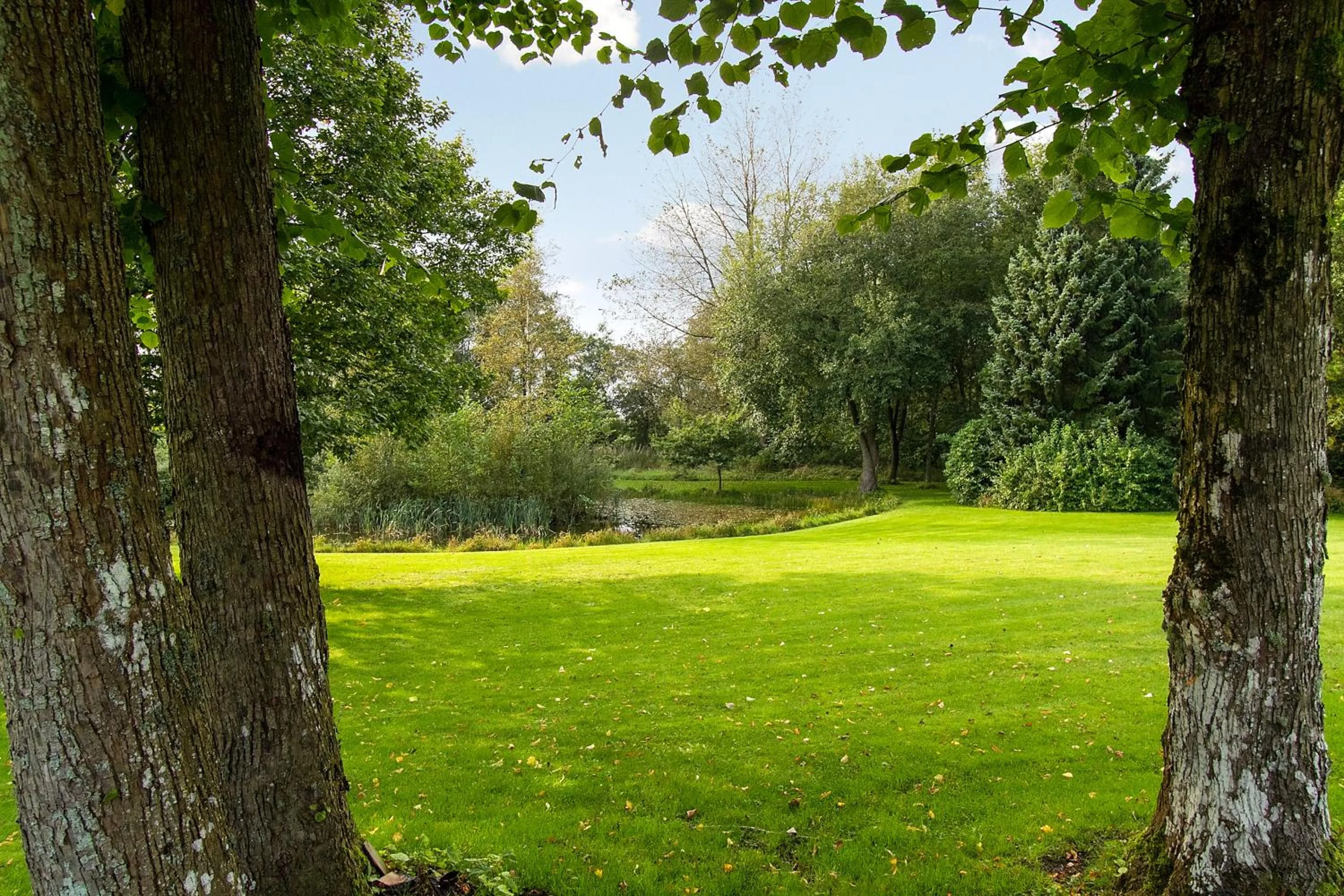 Garden in Pension Lærkelill