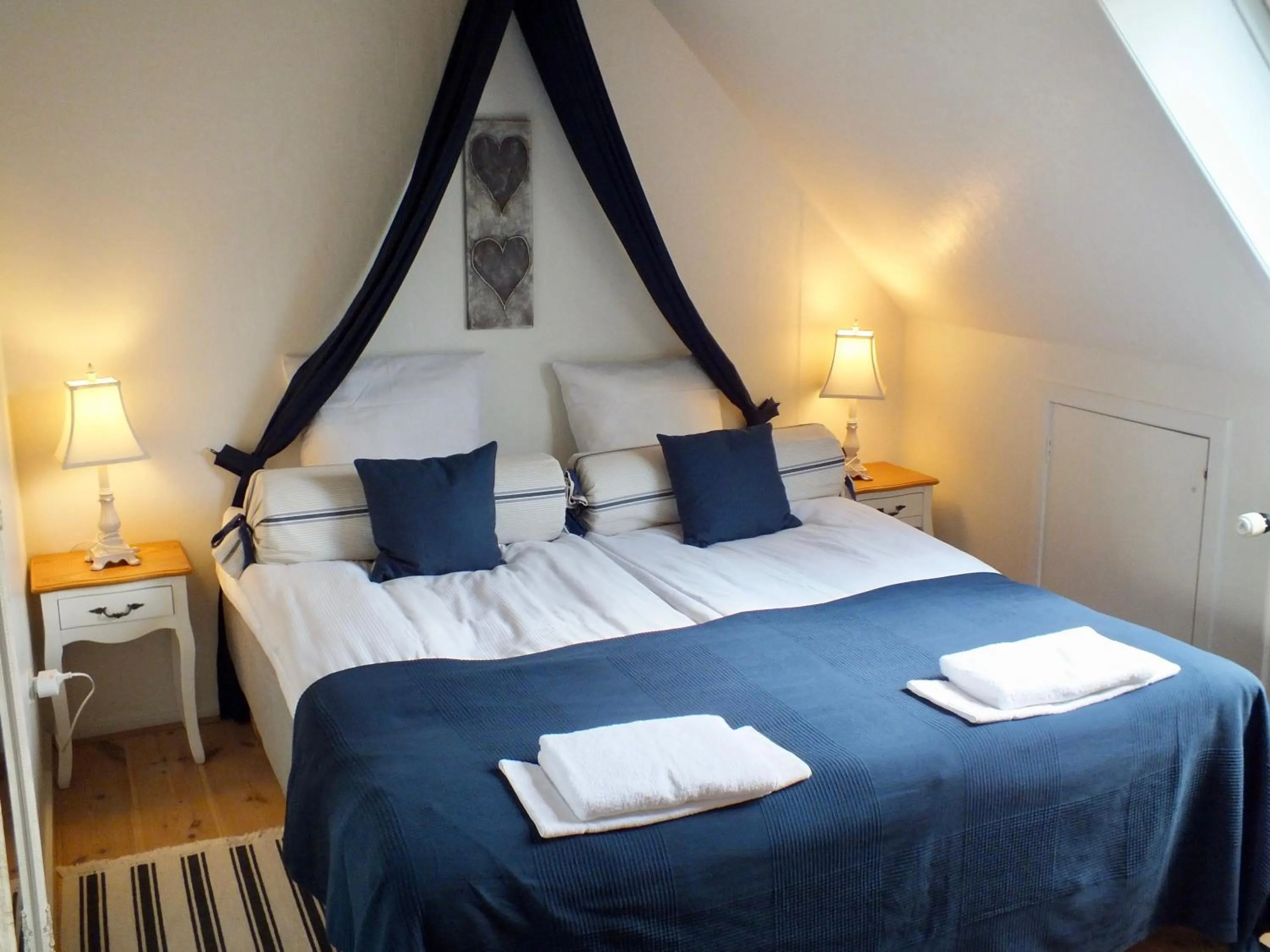 Bed in Pension Lærkelill