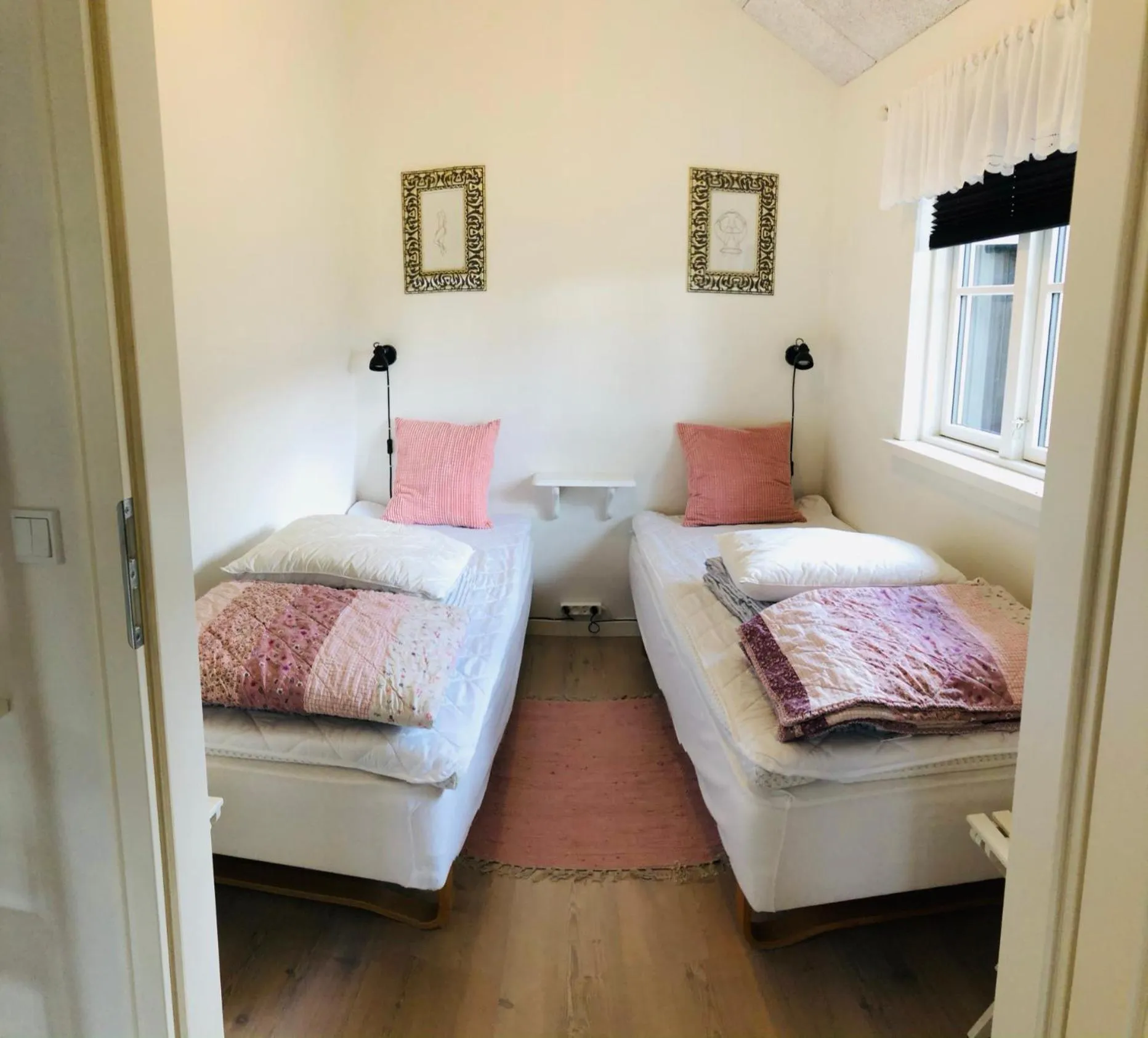 Bed in Pension Lærkelill