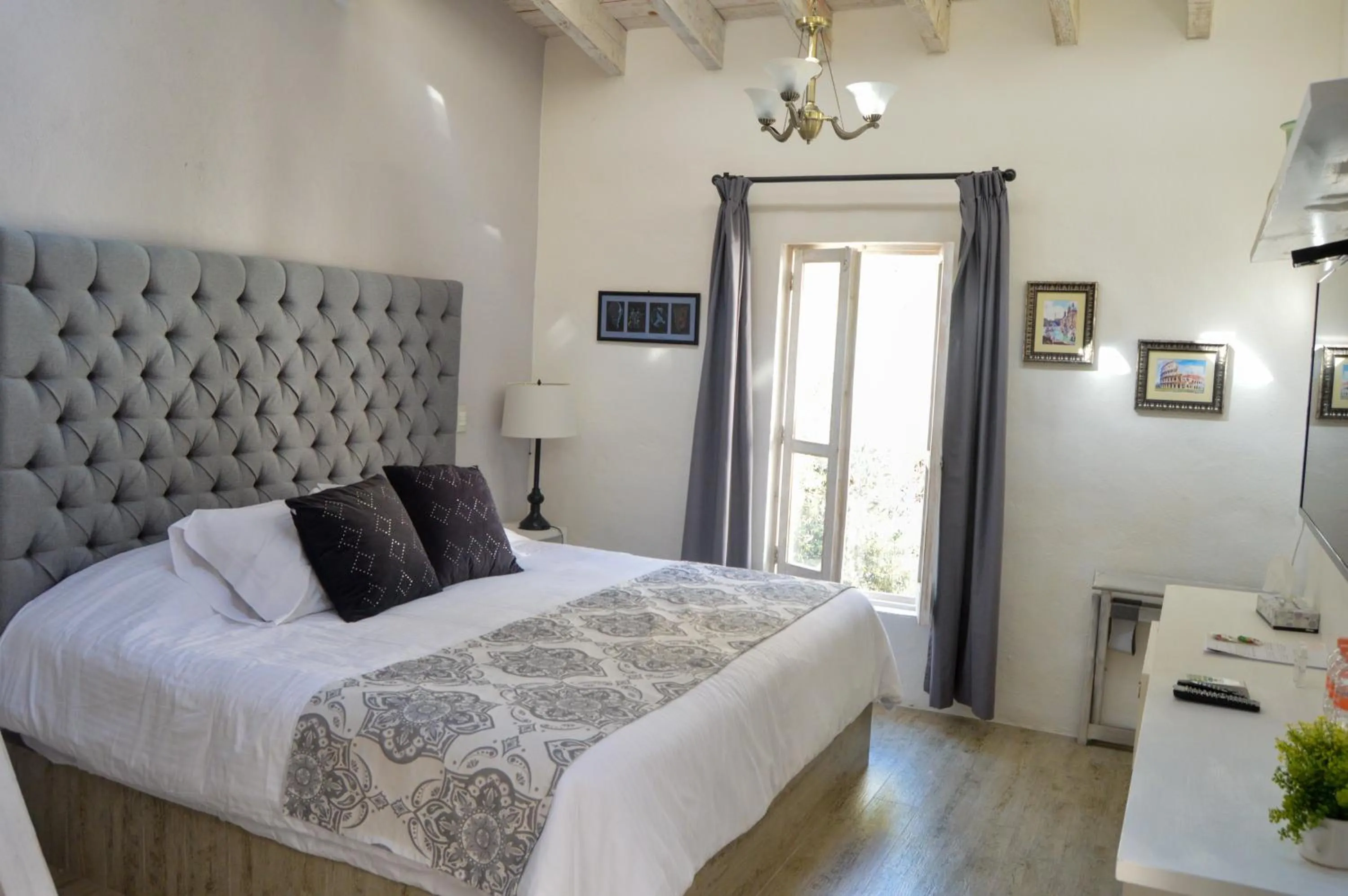 Bed in Hotel de Piedra