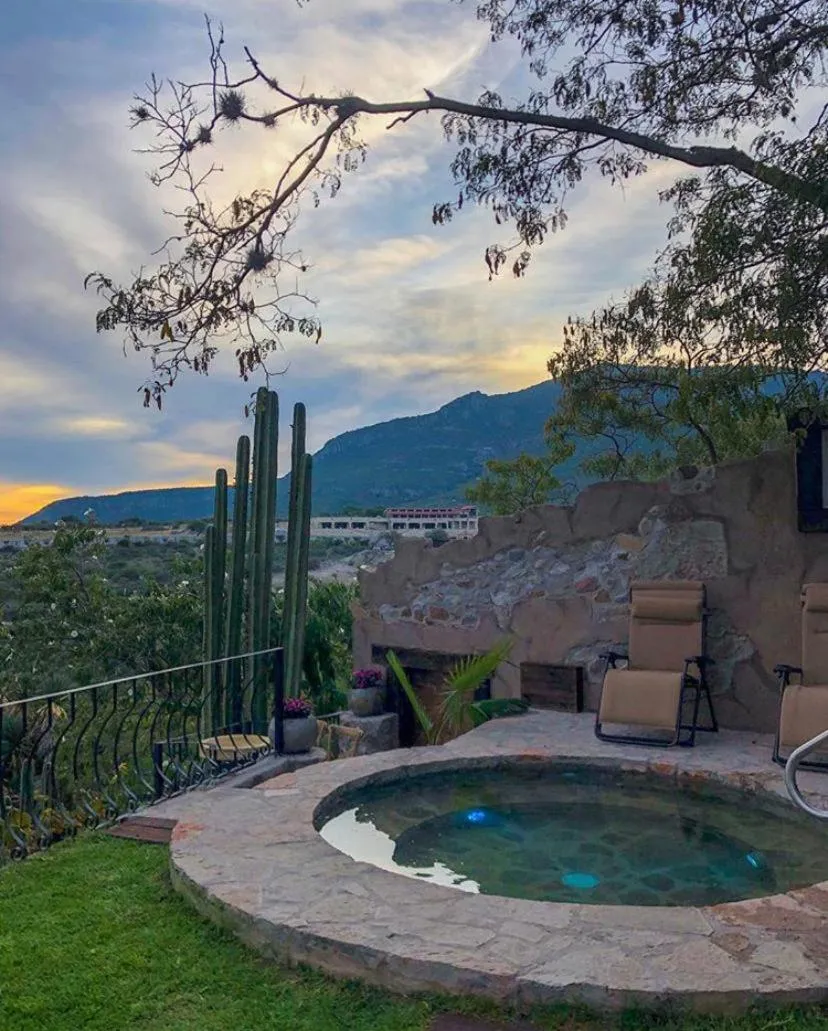 Swimming pool in Hotel de Piedra