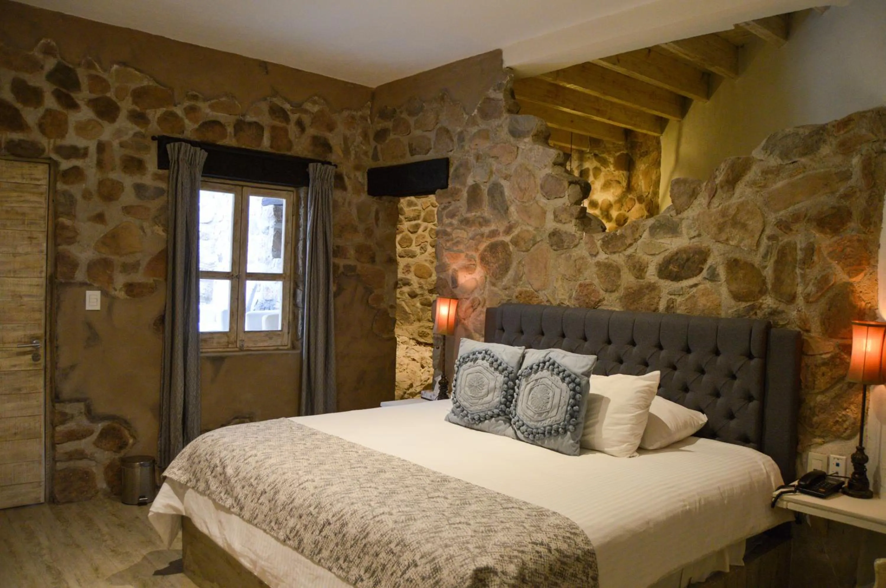 Bed in Hotel de Piedra