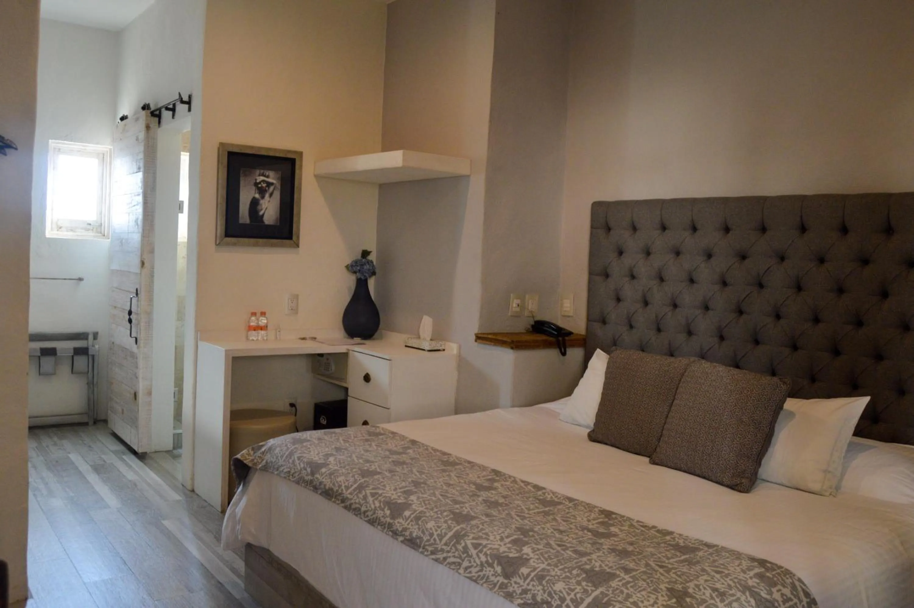 Bed in Hotel de Piedra