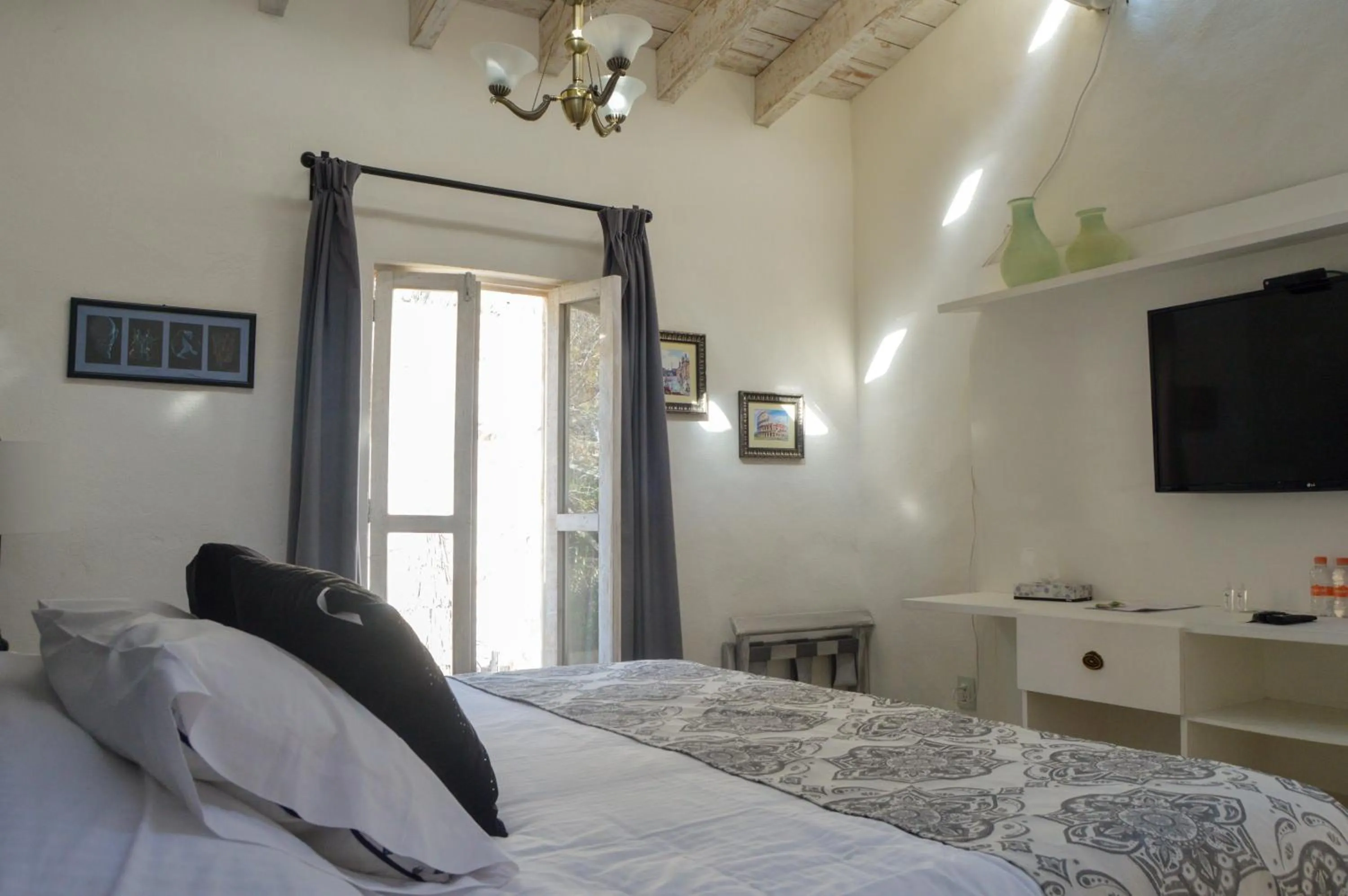 Bed in Hotel de Piedra