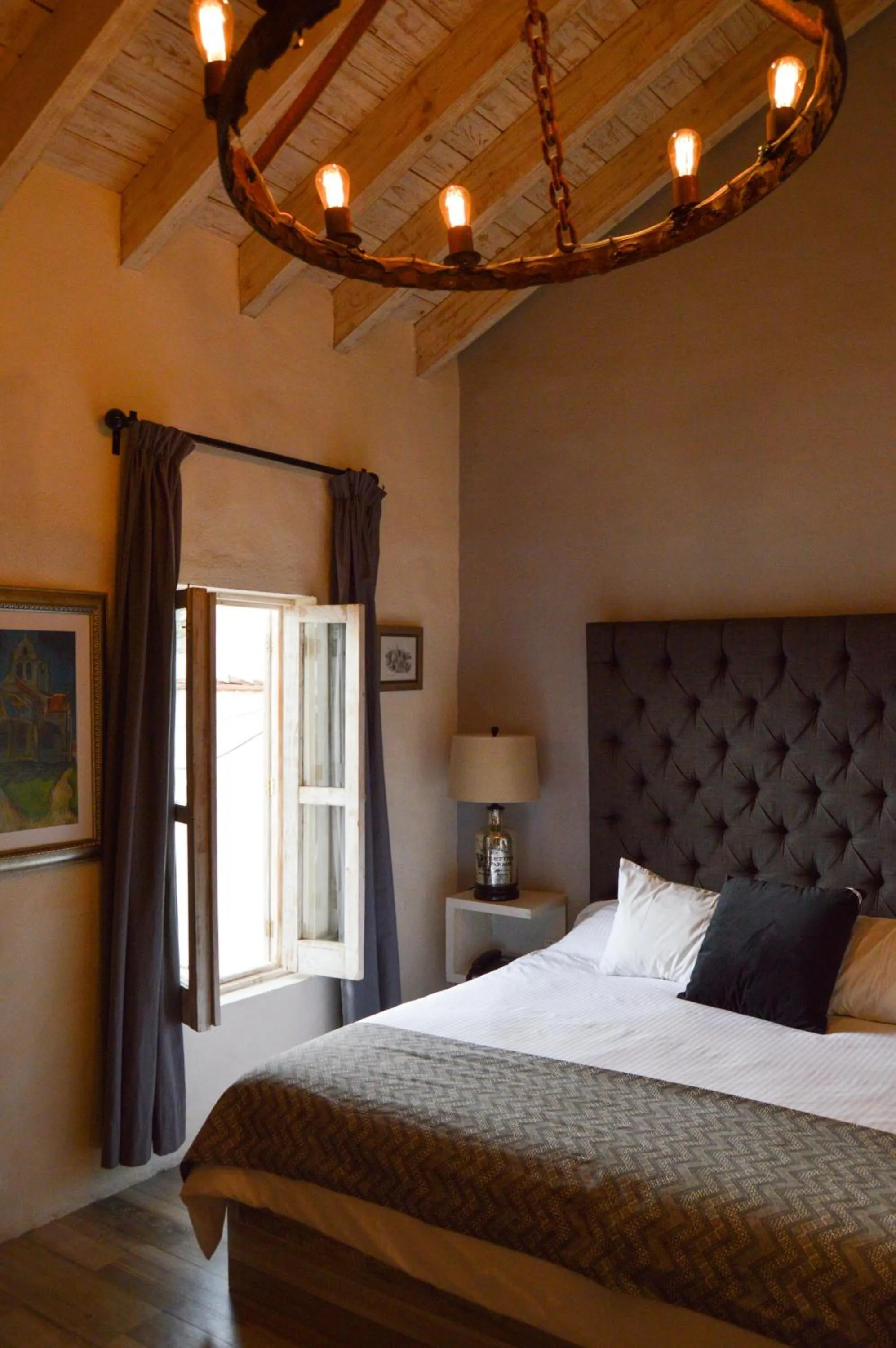 Bed in Hotel de Piedra