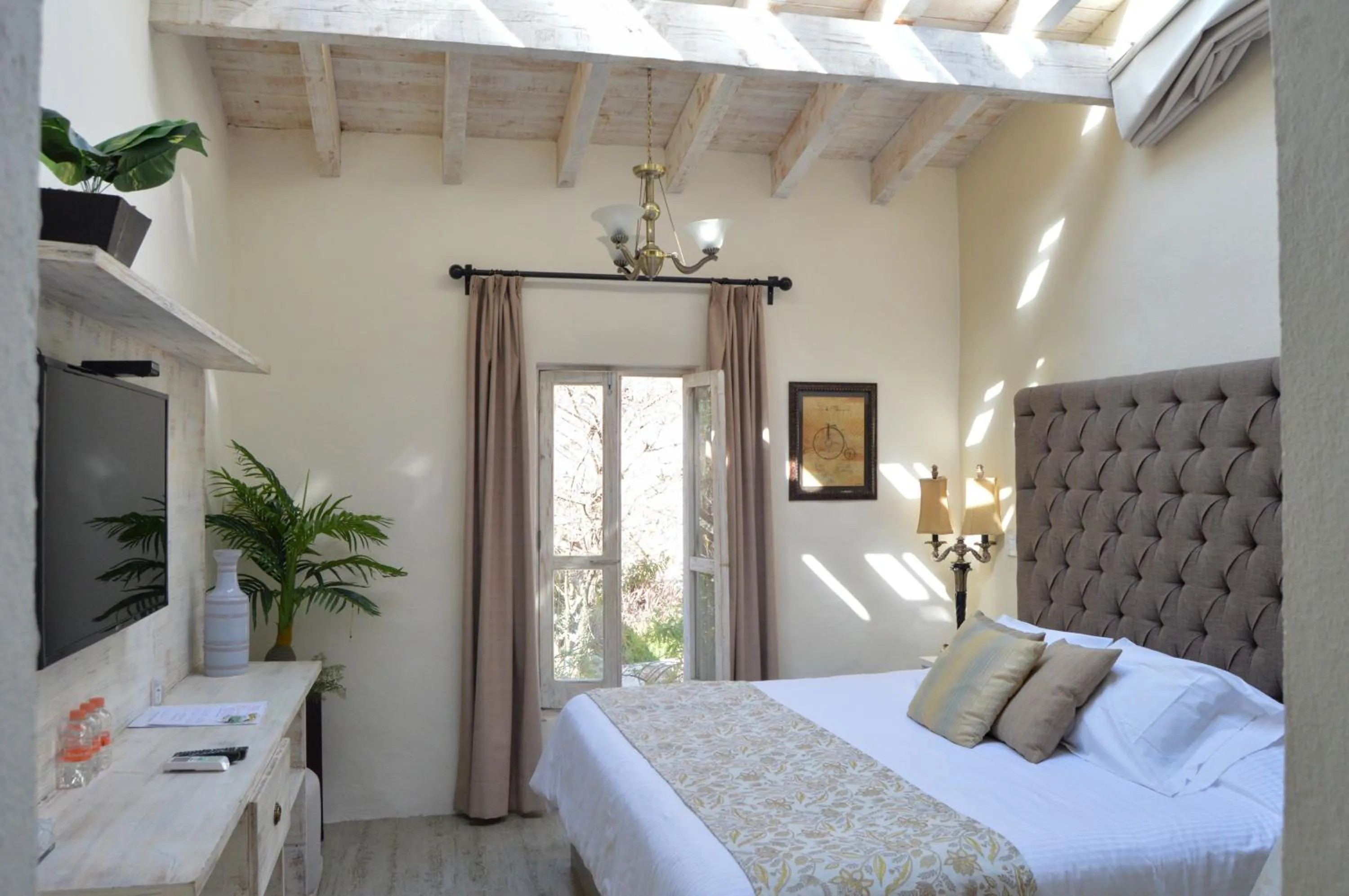 Bed in Hotel de Piedra