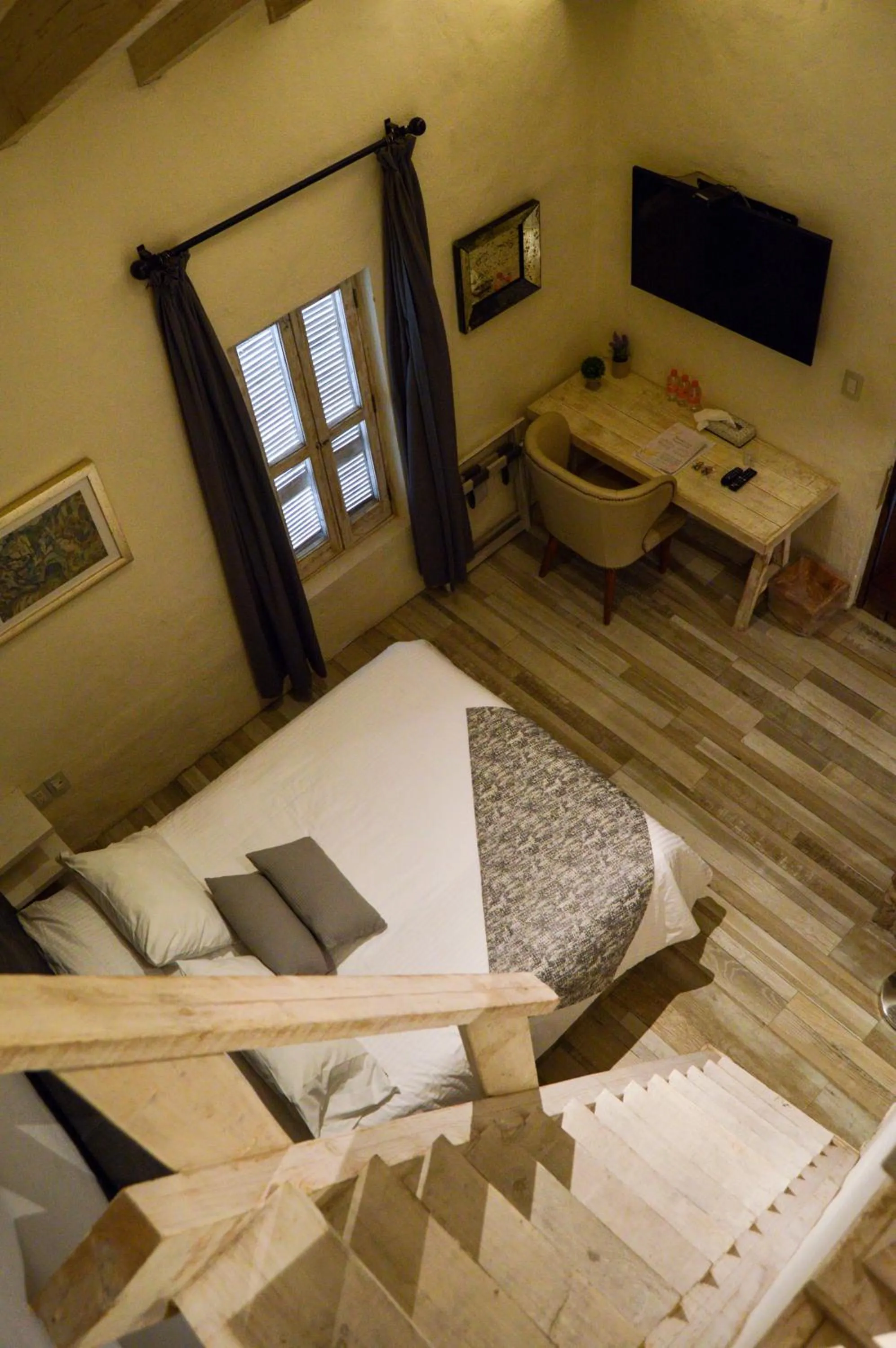 Bed in Hotel de Piedra