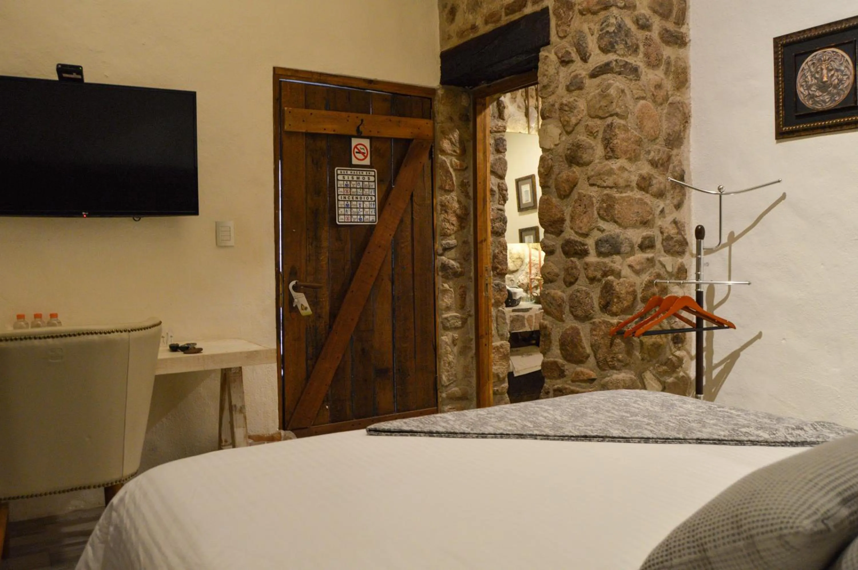 Bed in Hotel de Piedra