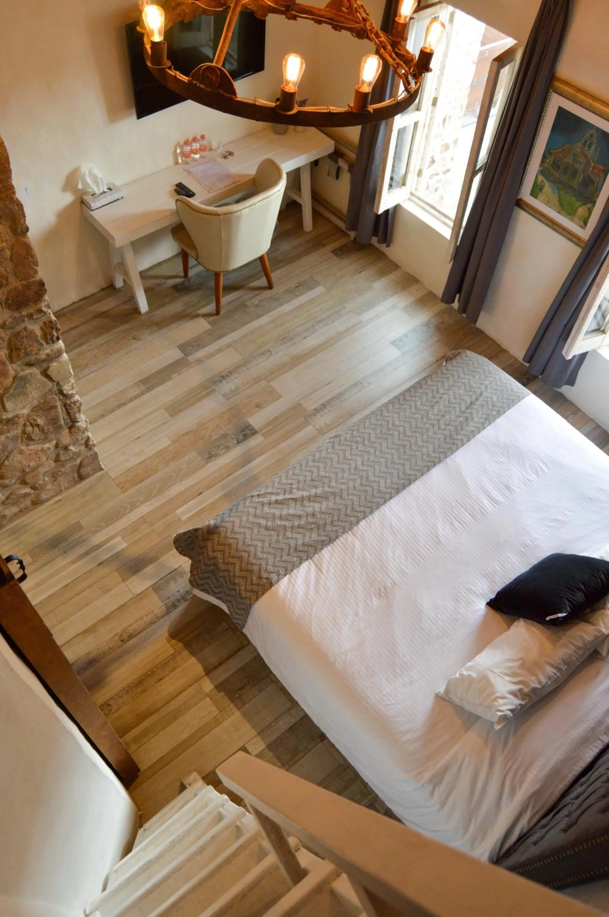 Bed in Hotel de Piedra