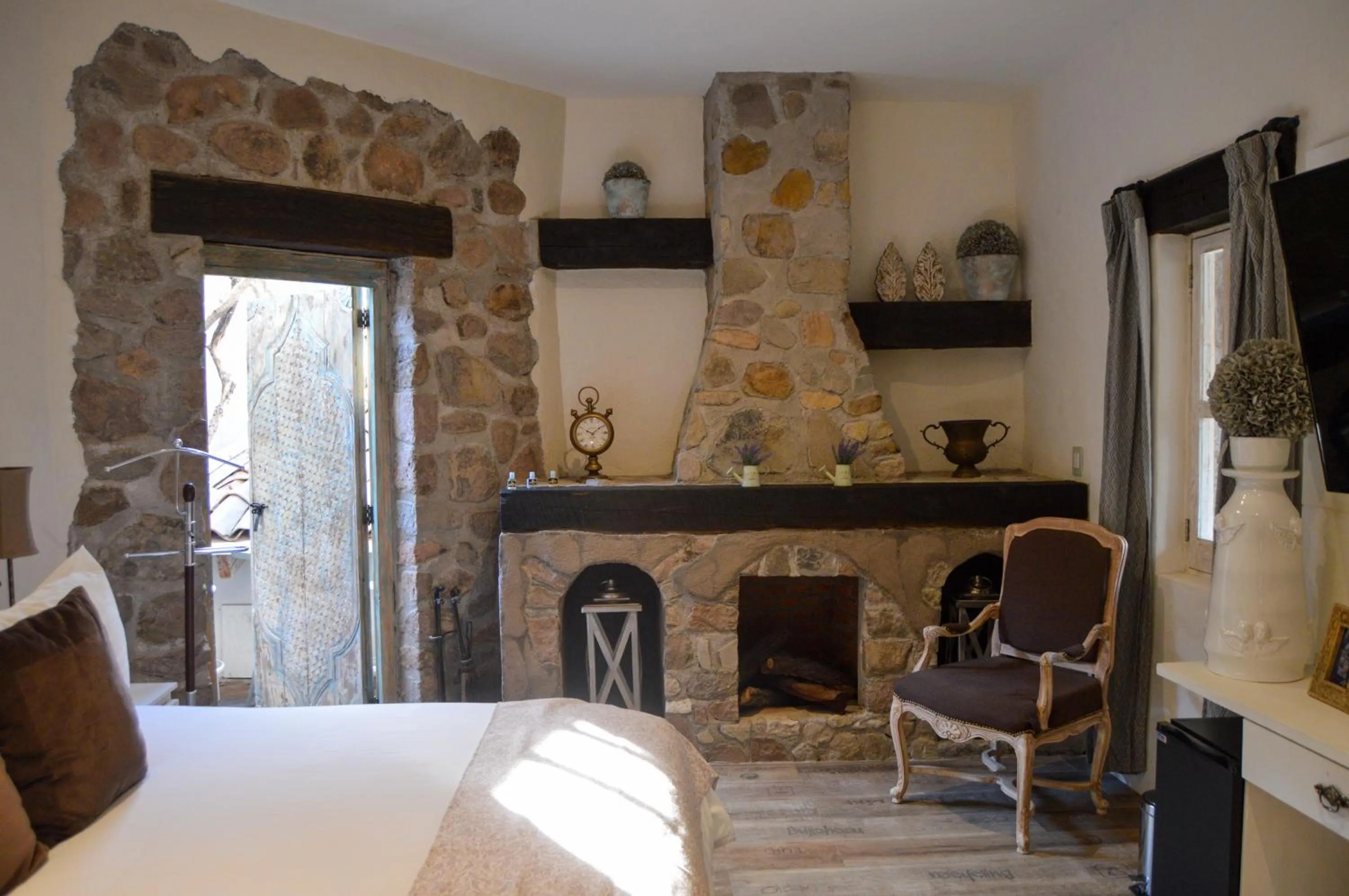 Bed in Hotel de Piedra