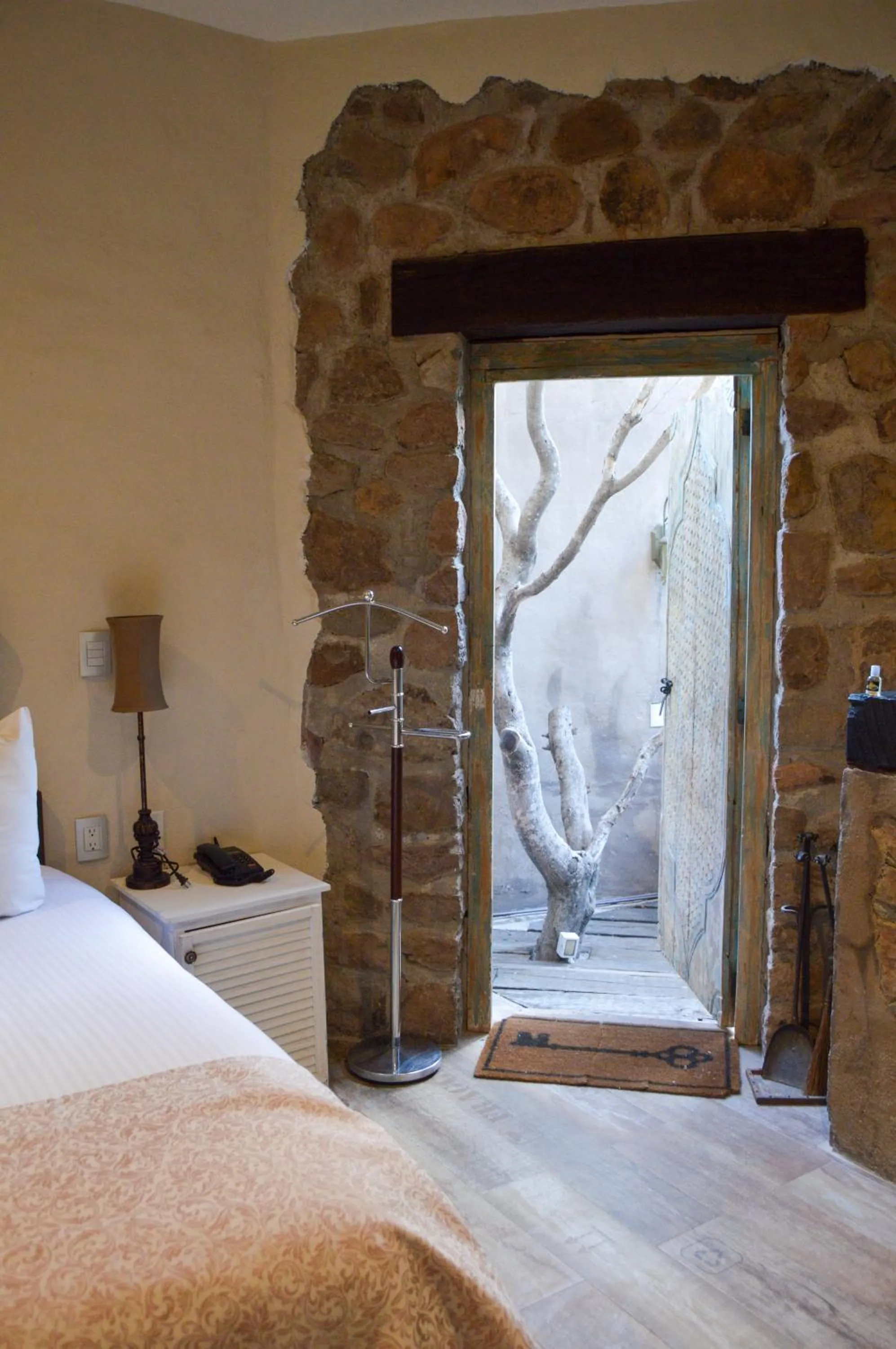 Bed in Hotel de Piedra