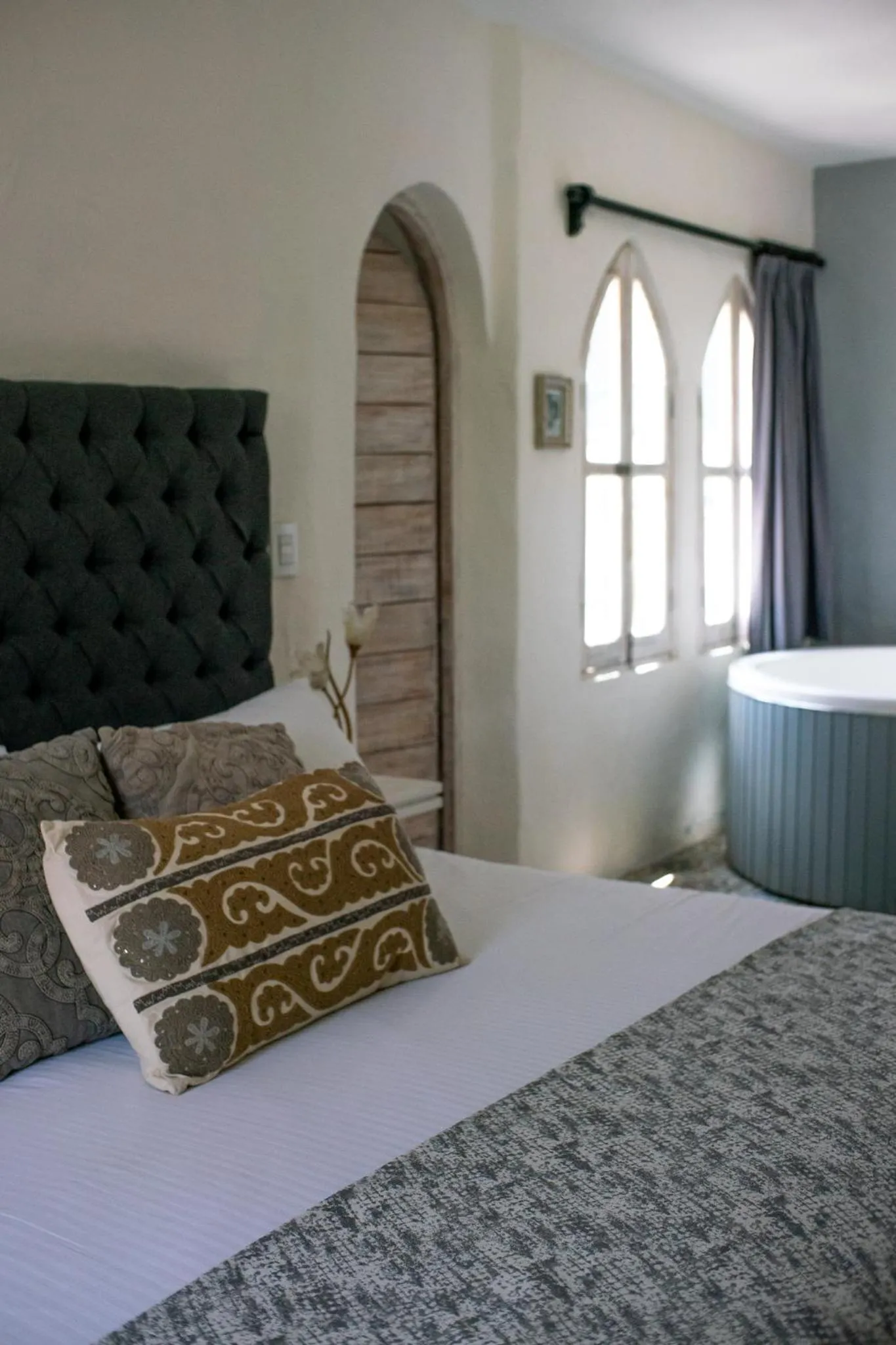 Bed in Hotel de Piedra