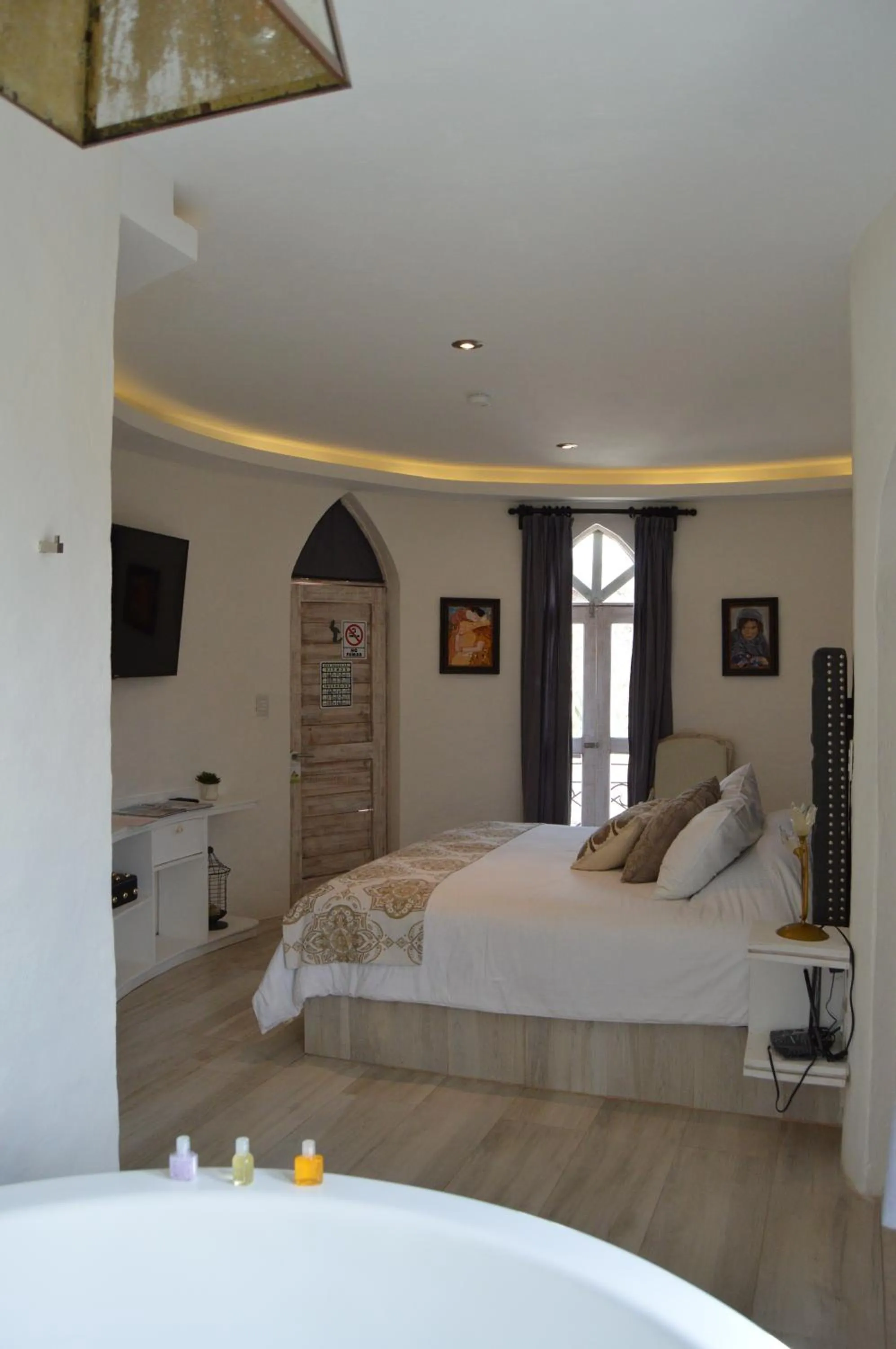 Bed in Hotel de Piedra