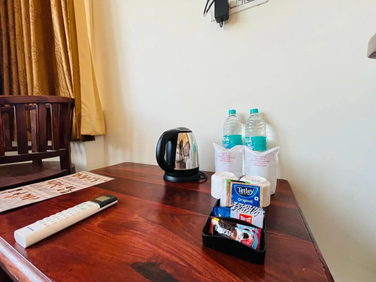 Bed in Teerth Palace Pushkar