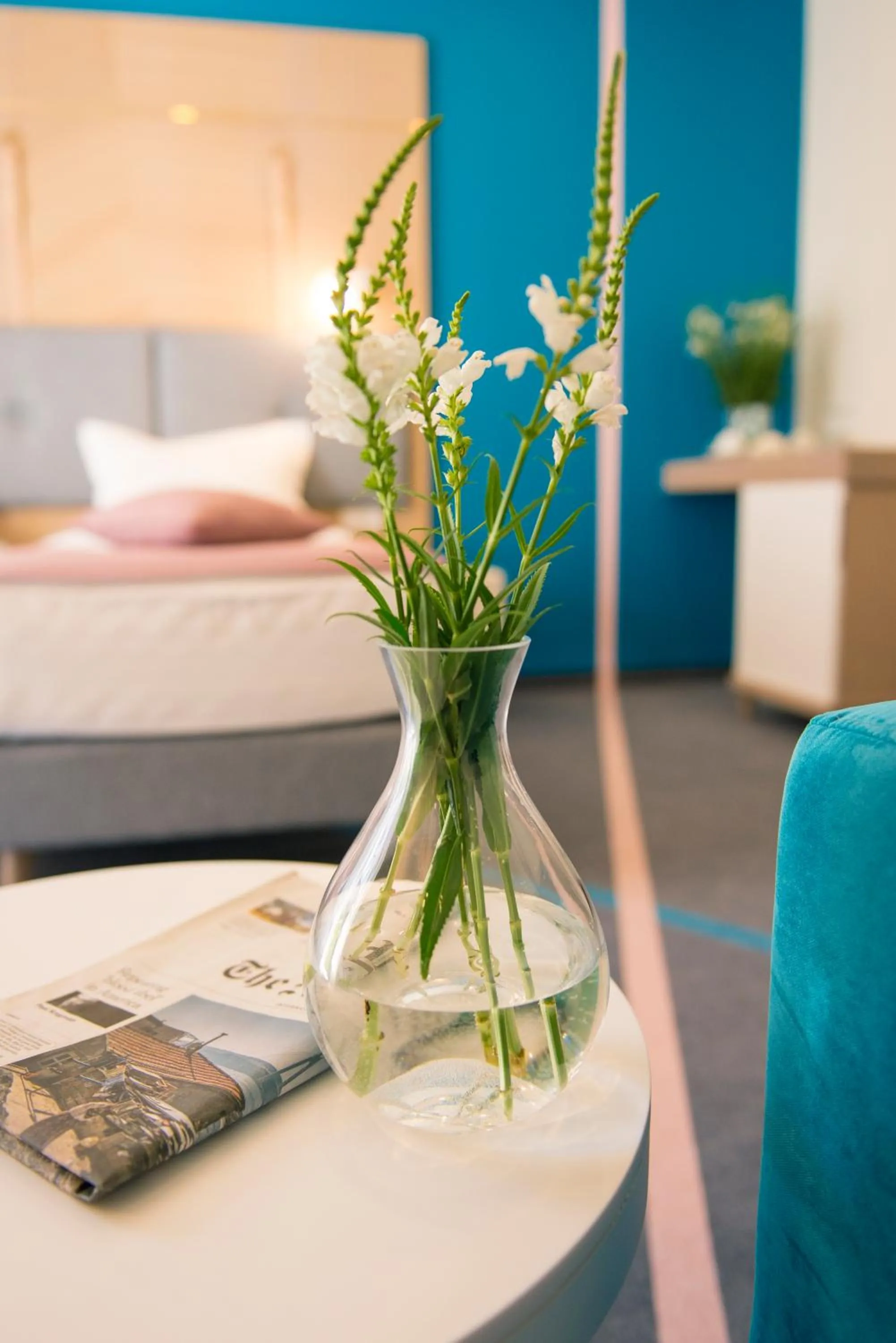 Bed in City Nest Modern & Cozy Suites