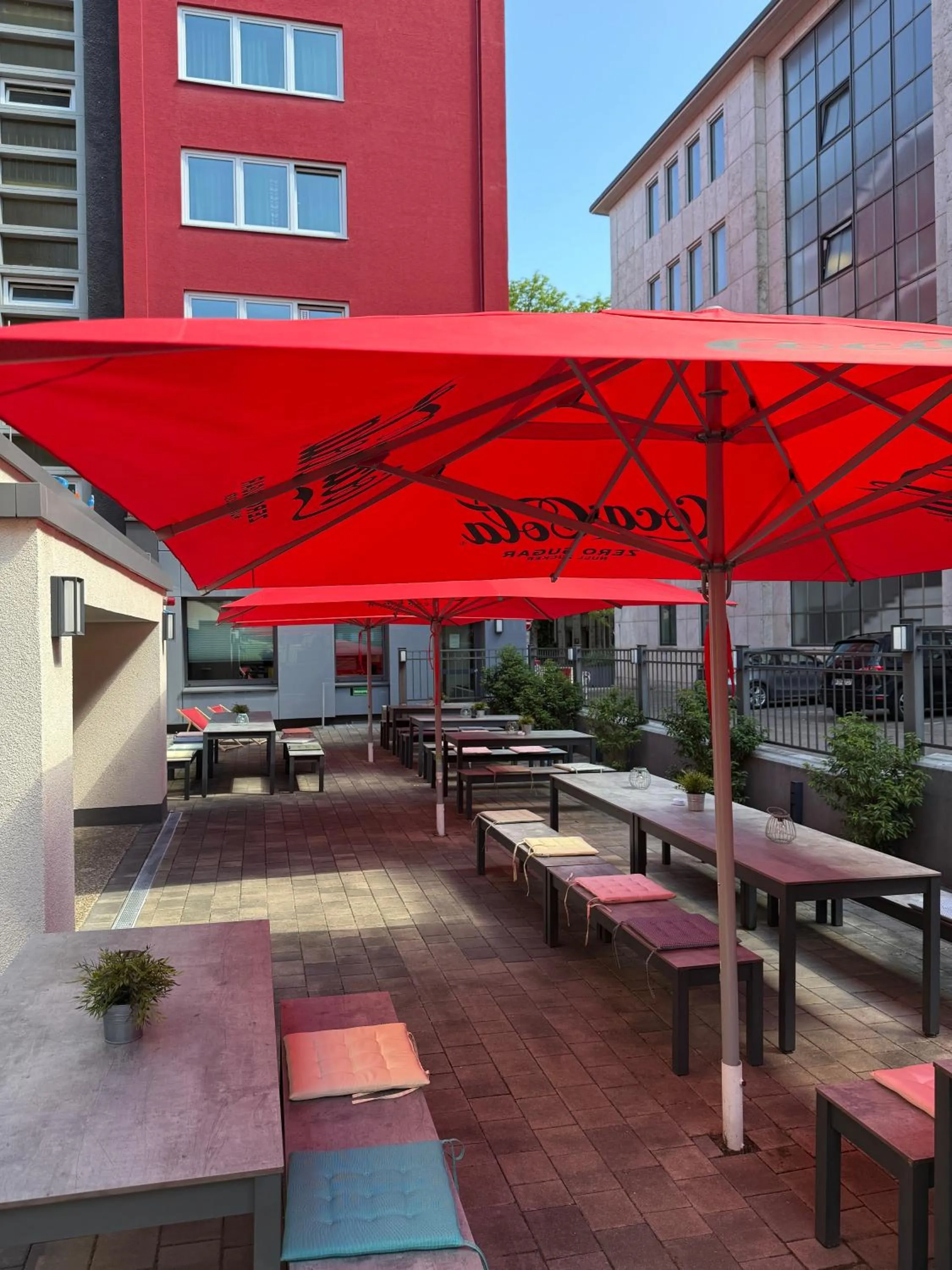 Garden view in DJH Jugendgästehaus Adolph Kolping