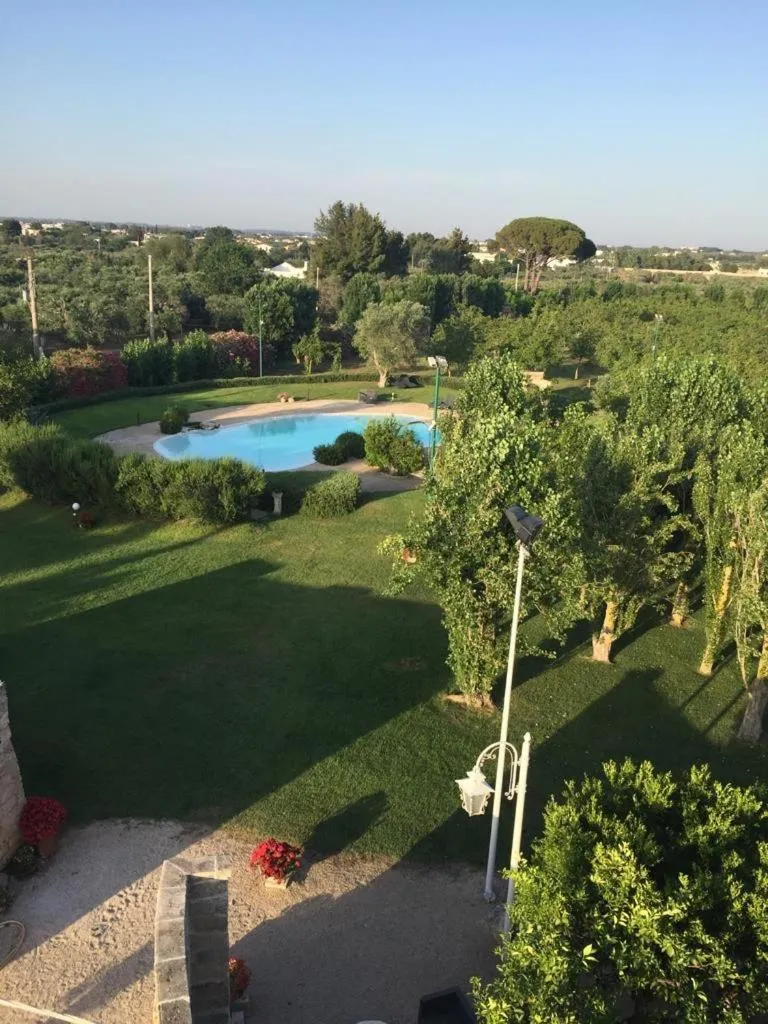 Garden view in Tenuta Monaci La Murra