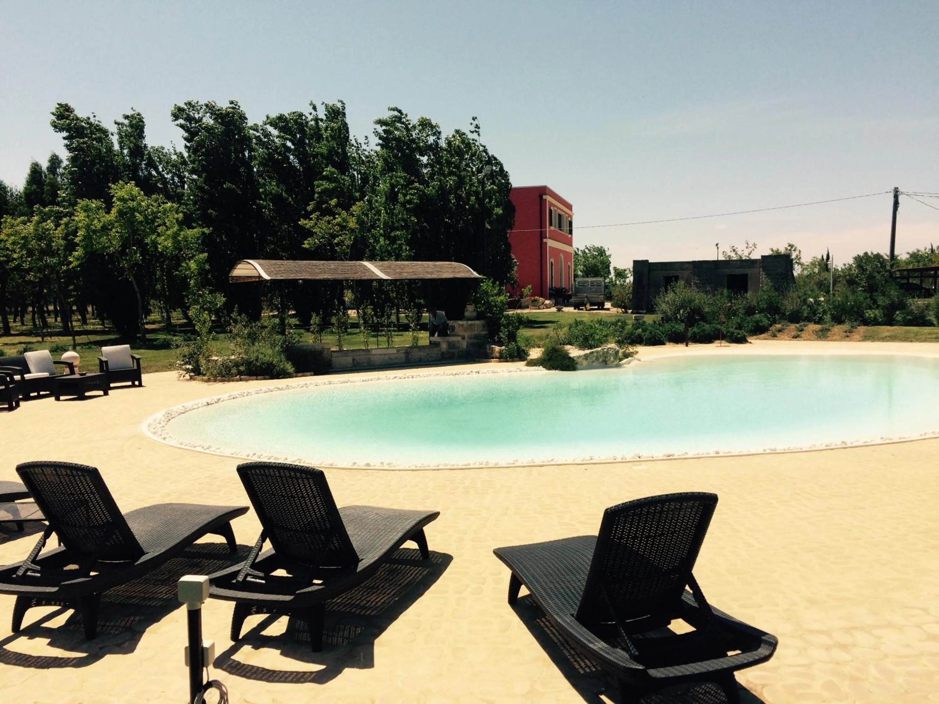 Swimming pool in Tenuta Monaci La Murra