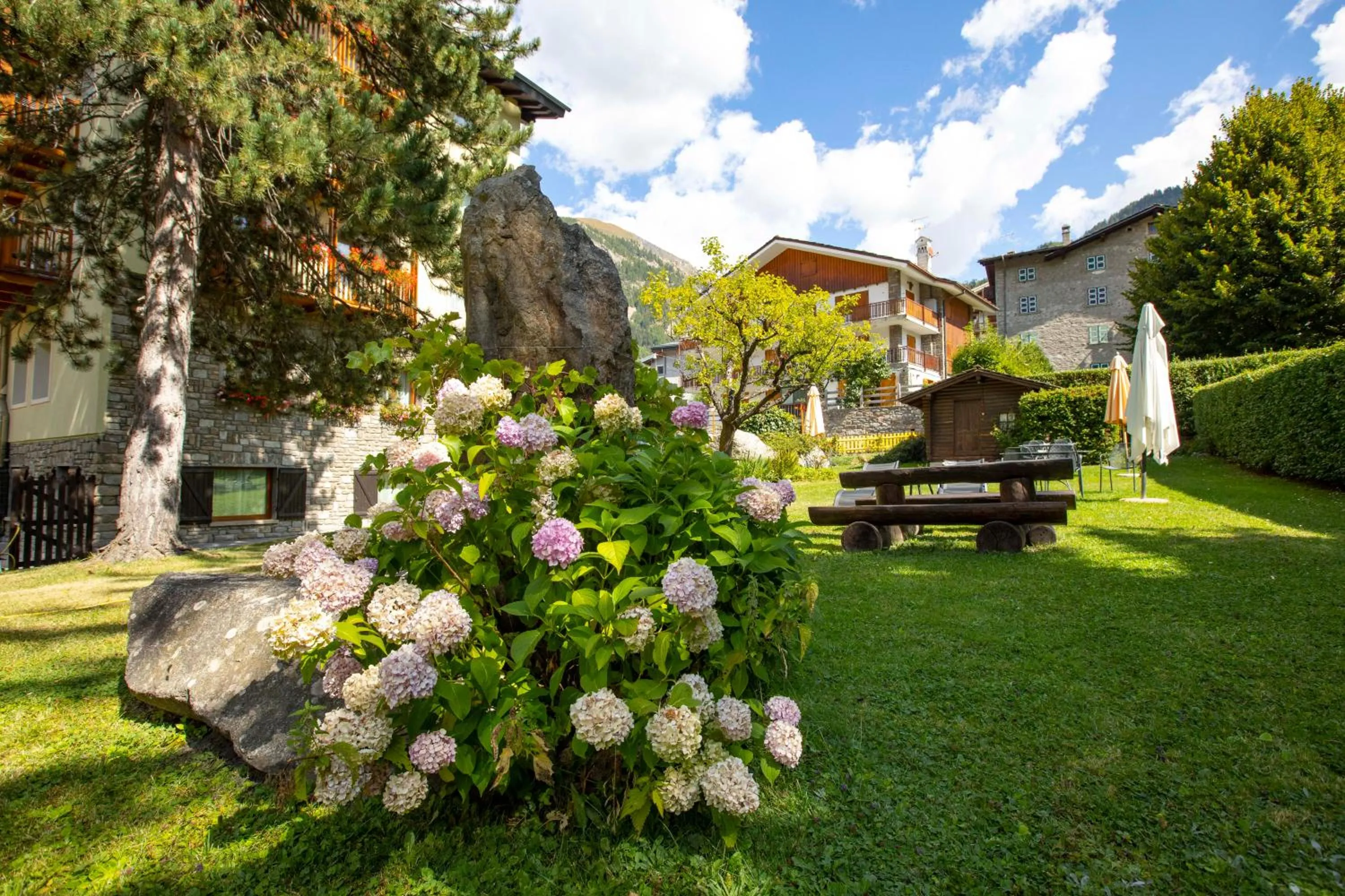 Garden in Hotel Crampon