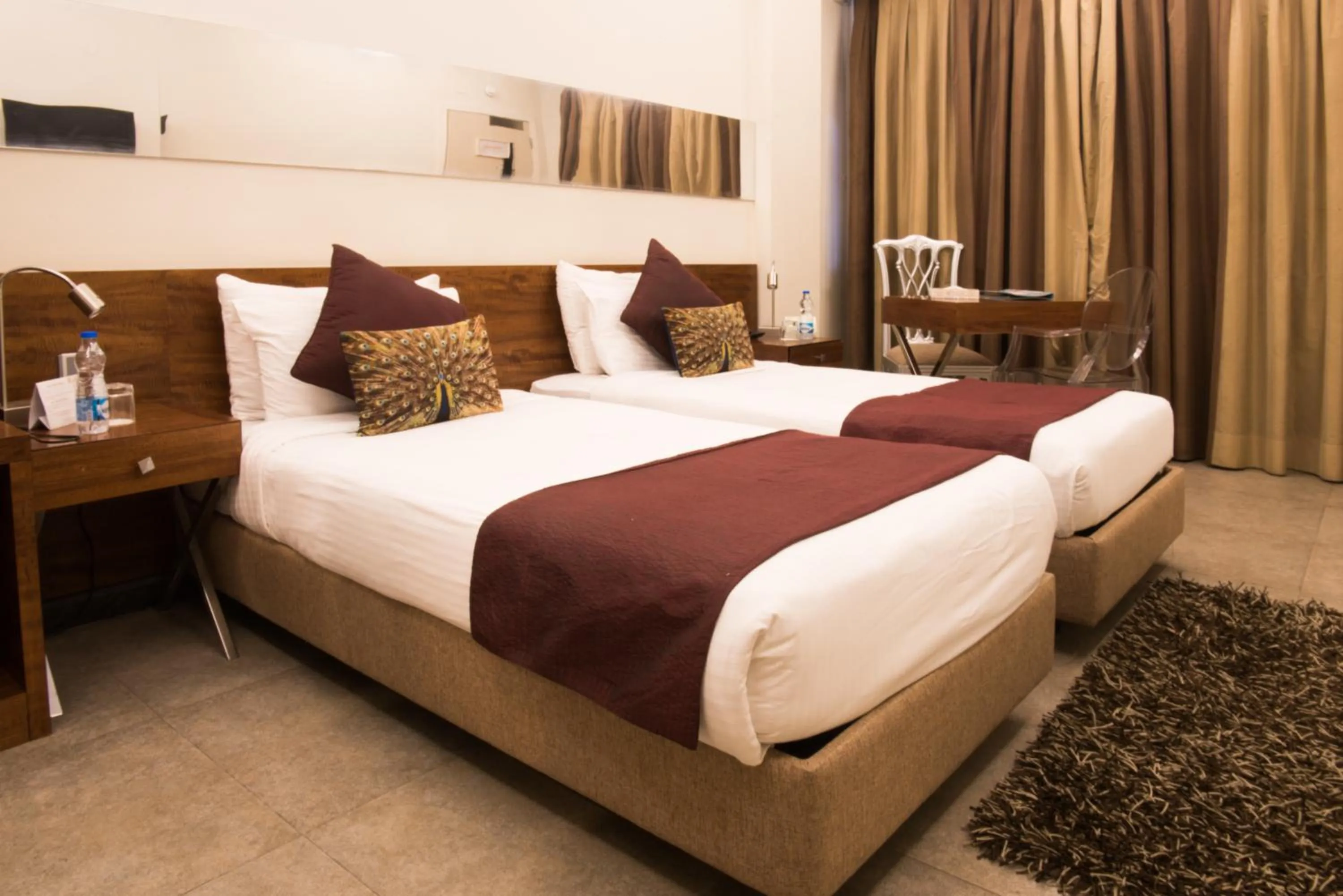 Bed in Diplomat, Chanakyapuri New Delhi- A Boutique Hotel