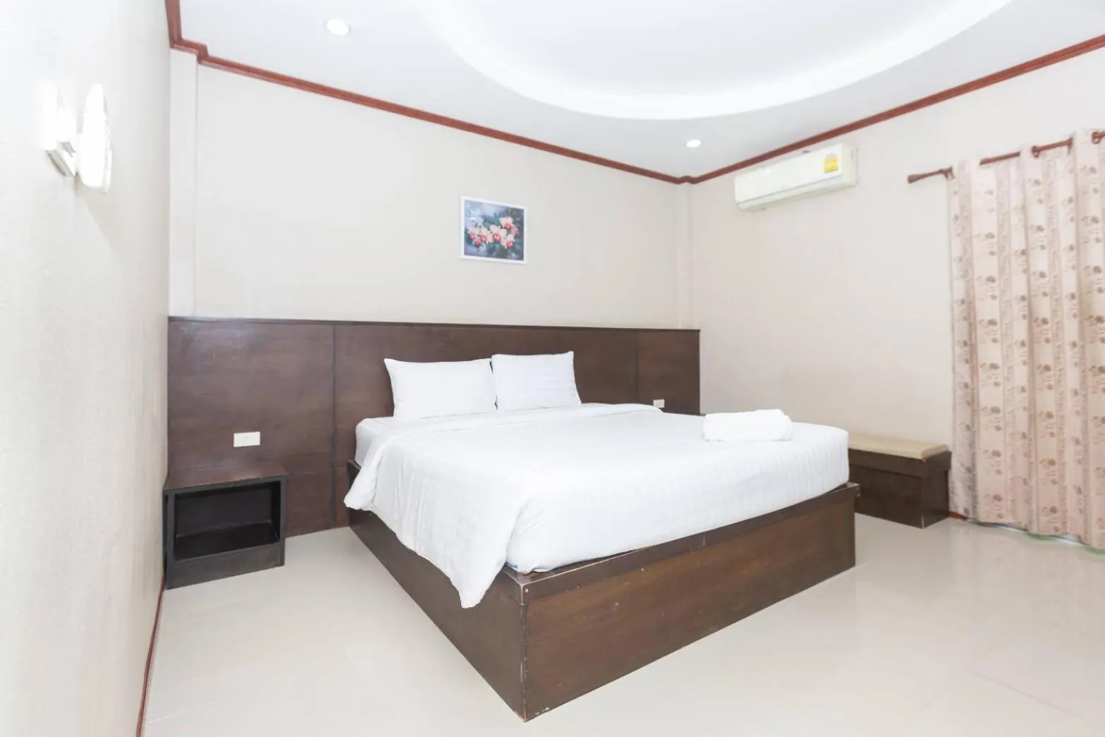 Bed in Sky View Resort Buriram