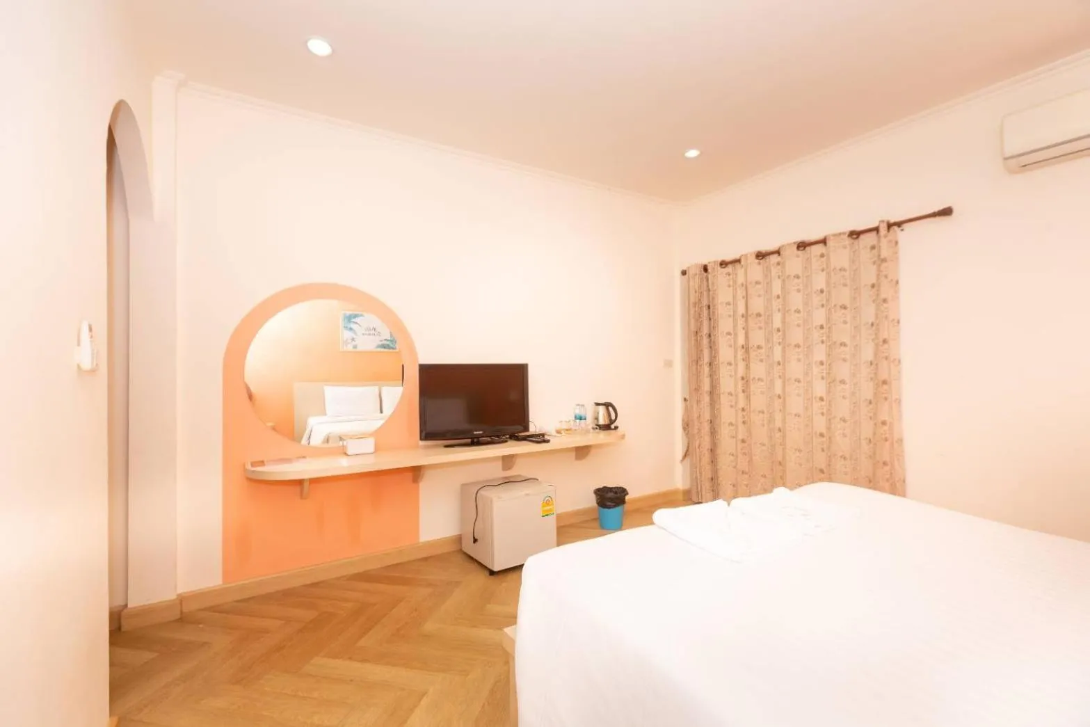 Bedroom, Bed in Sky View Resort Buriram