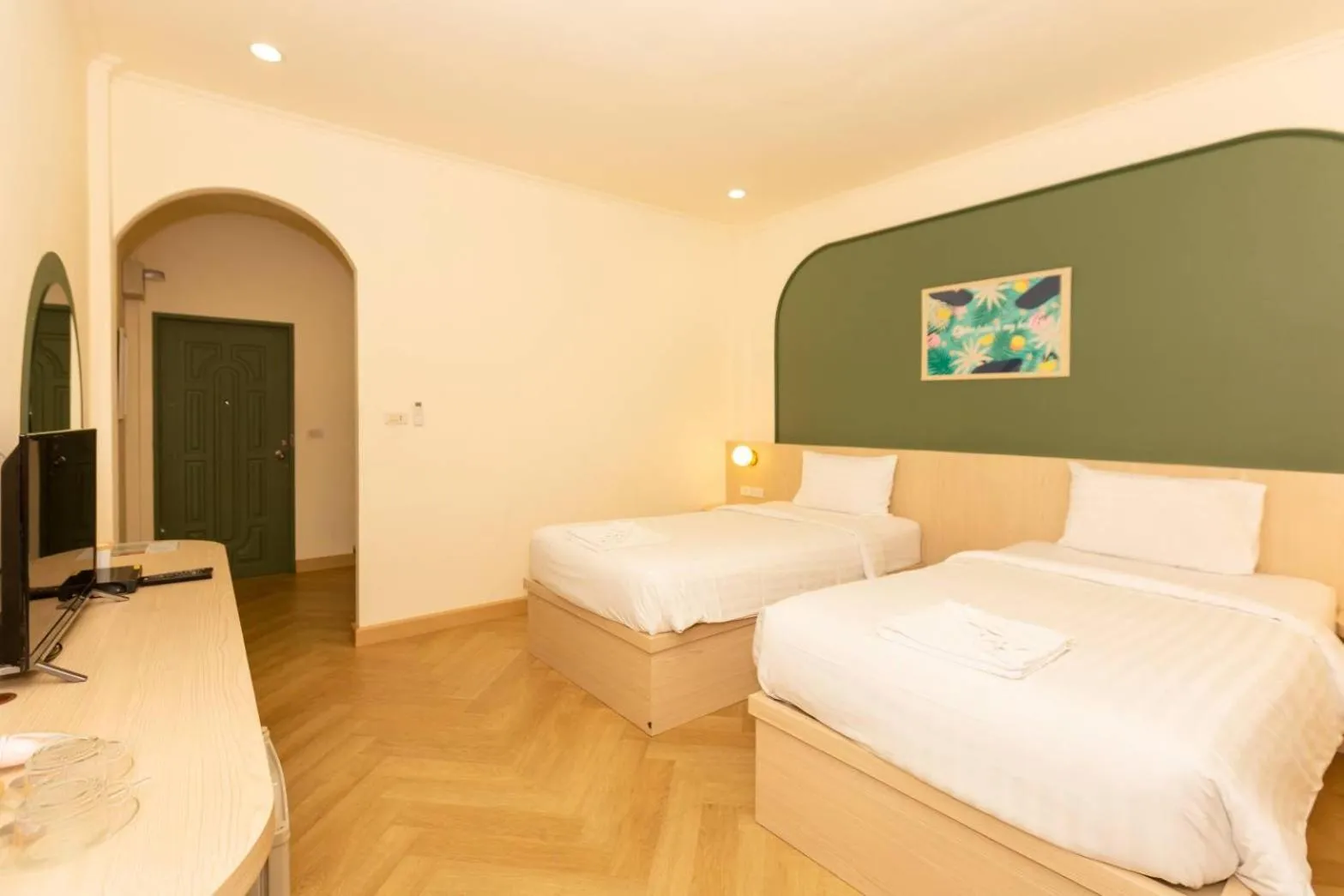 Bedroom, Bed in Sky View Resort Buriram