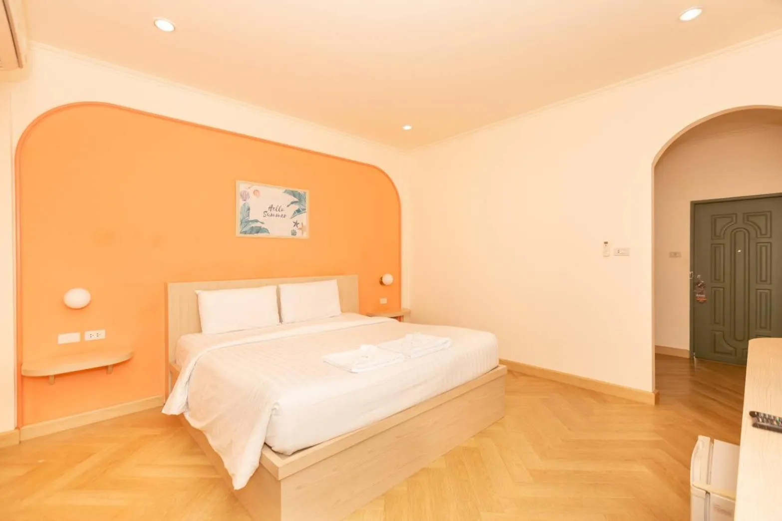 Photo of the whole room, Bed in Sky View Resort Buriram