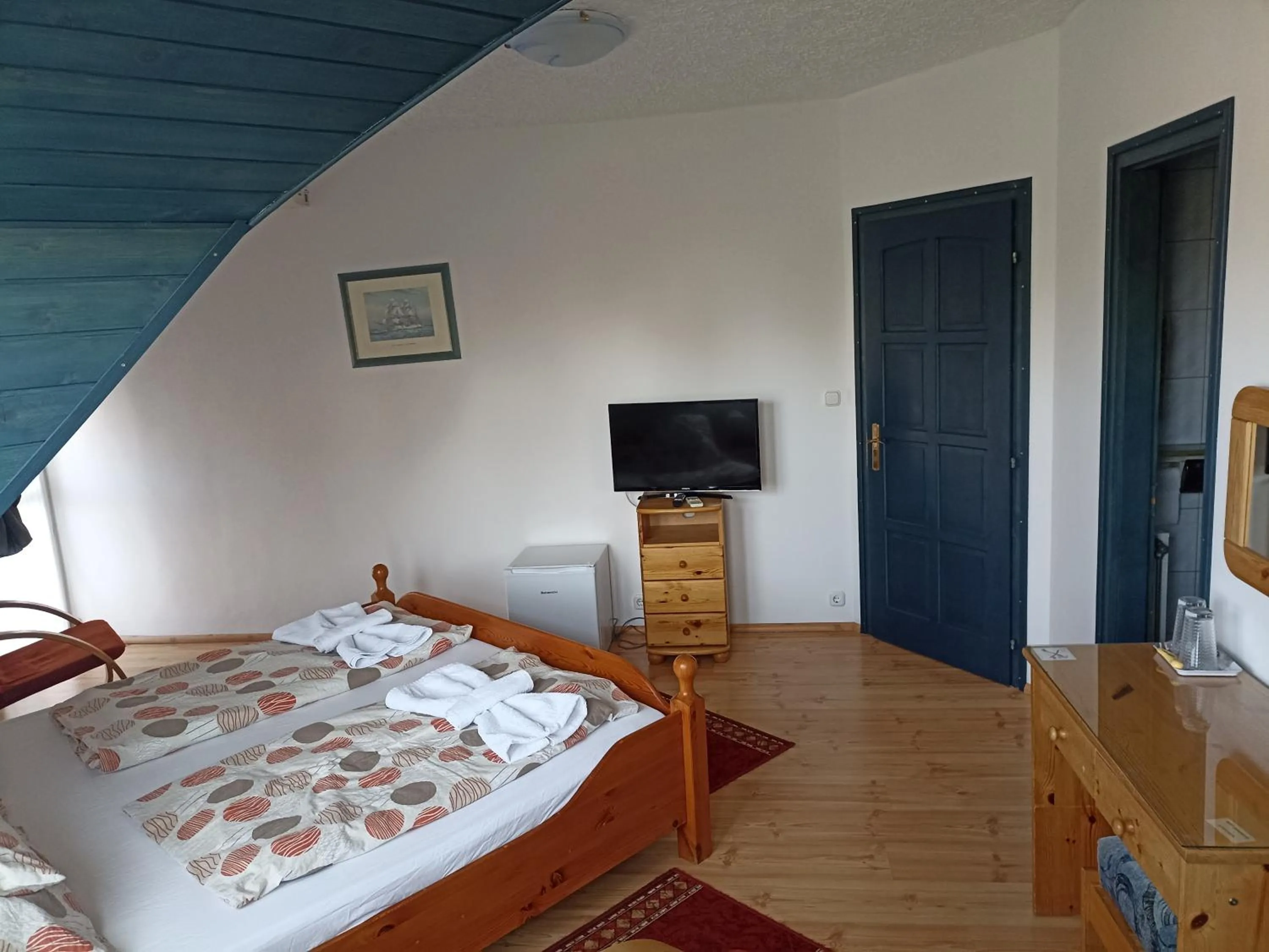 Bed in Muschel Panzió