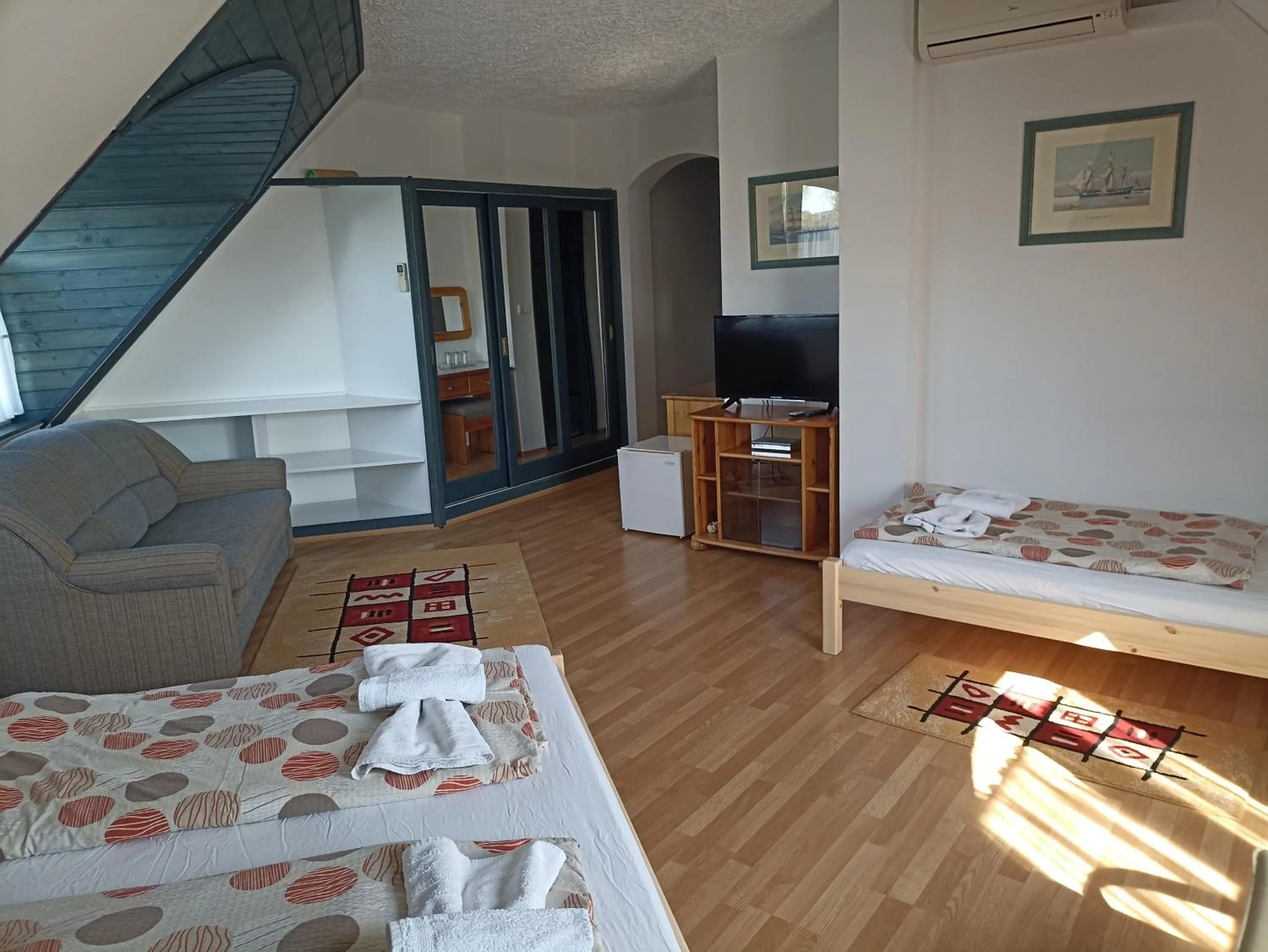 Bed in Muschel Panzió