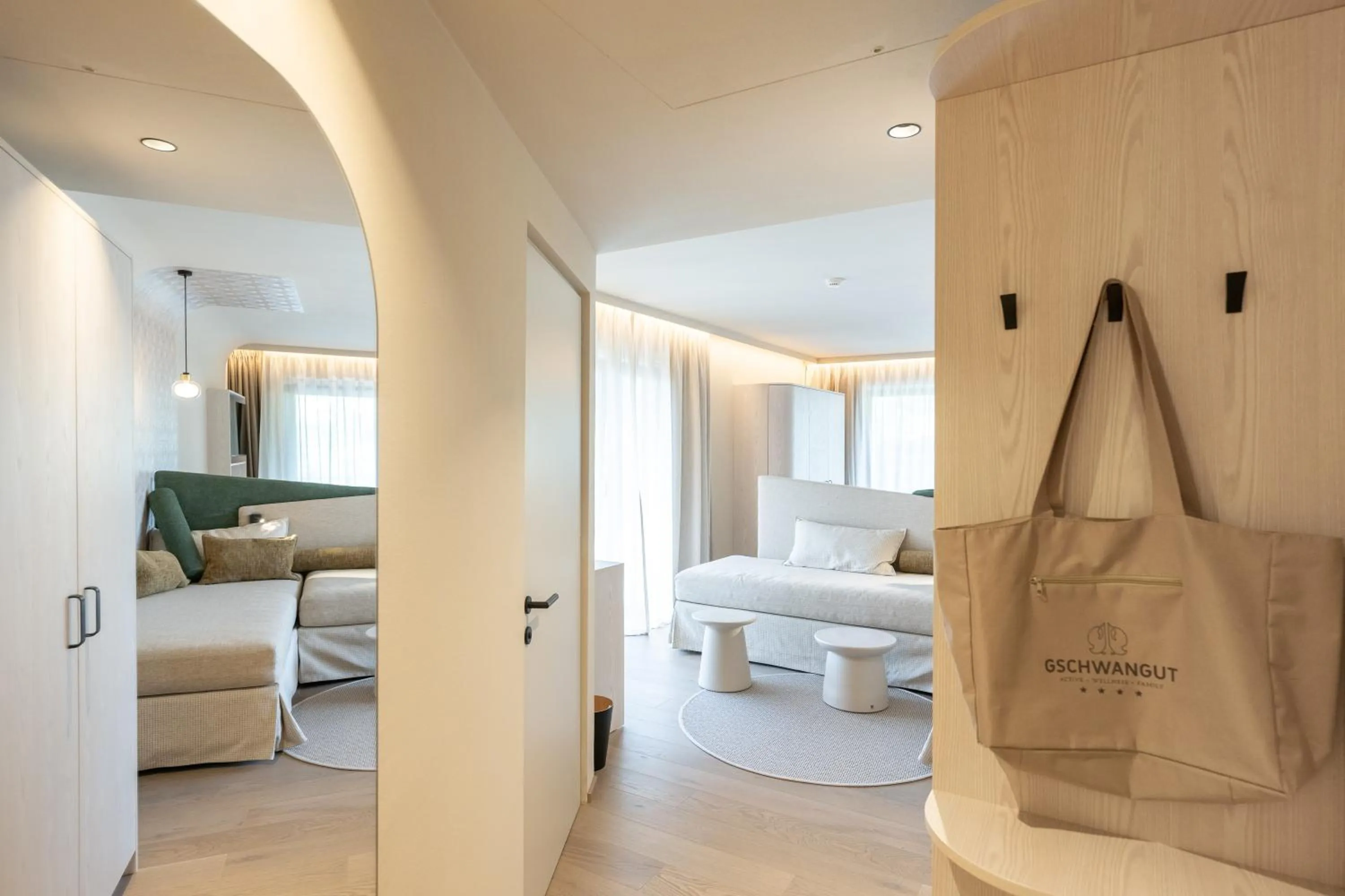 Bed in Hotel Gschwangut