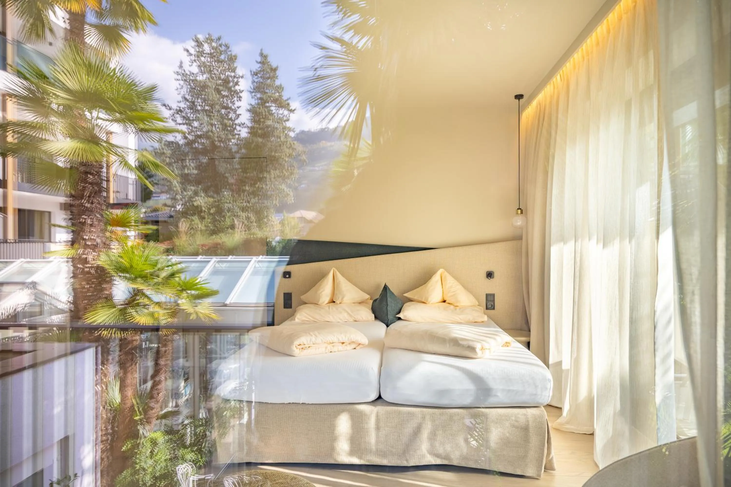 Bed in Hotel Gschwangut