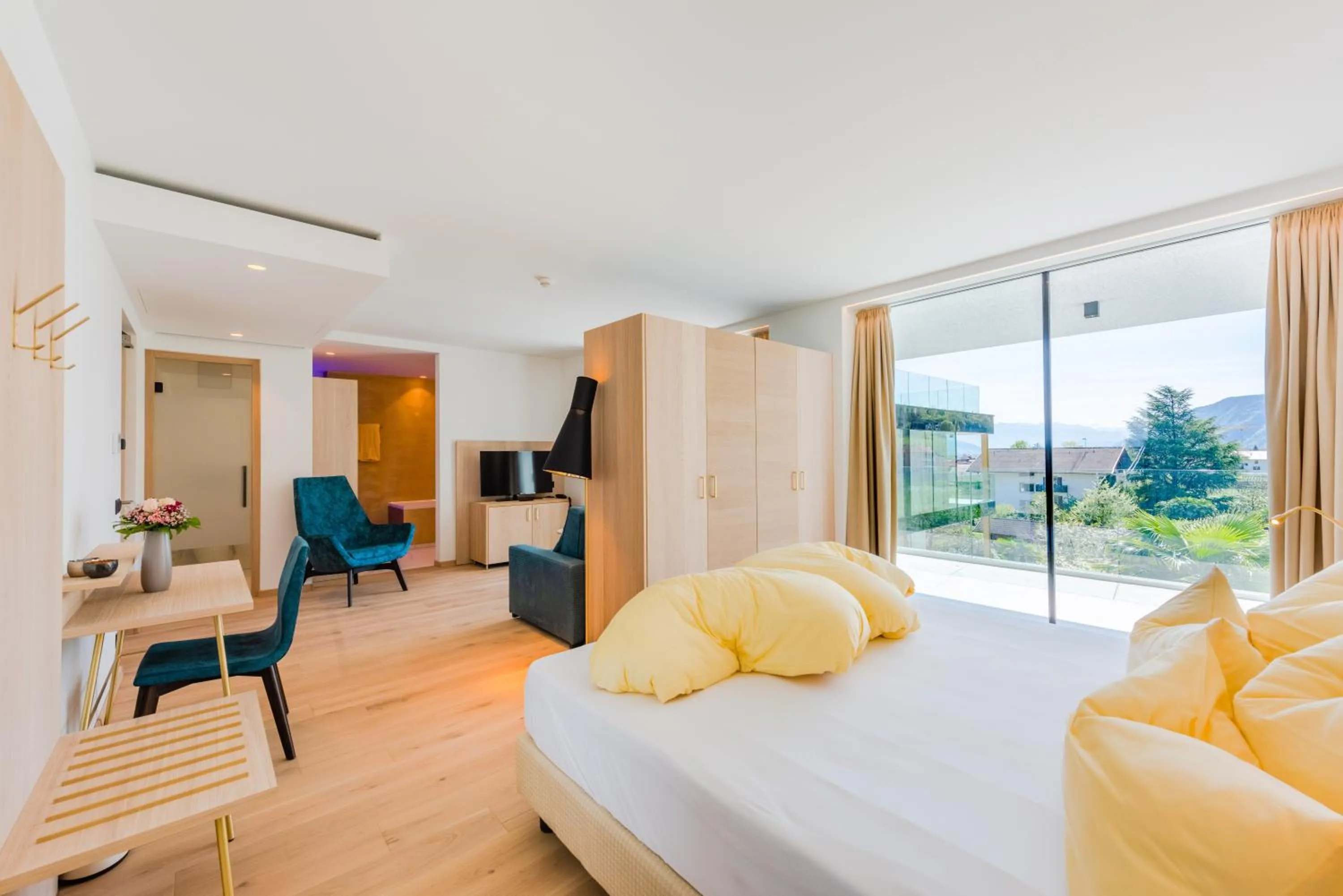 Bed in Hotel Gschwangut