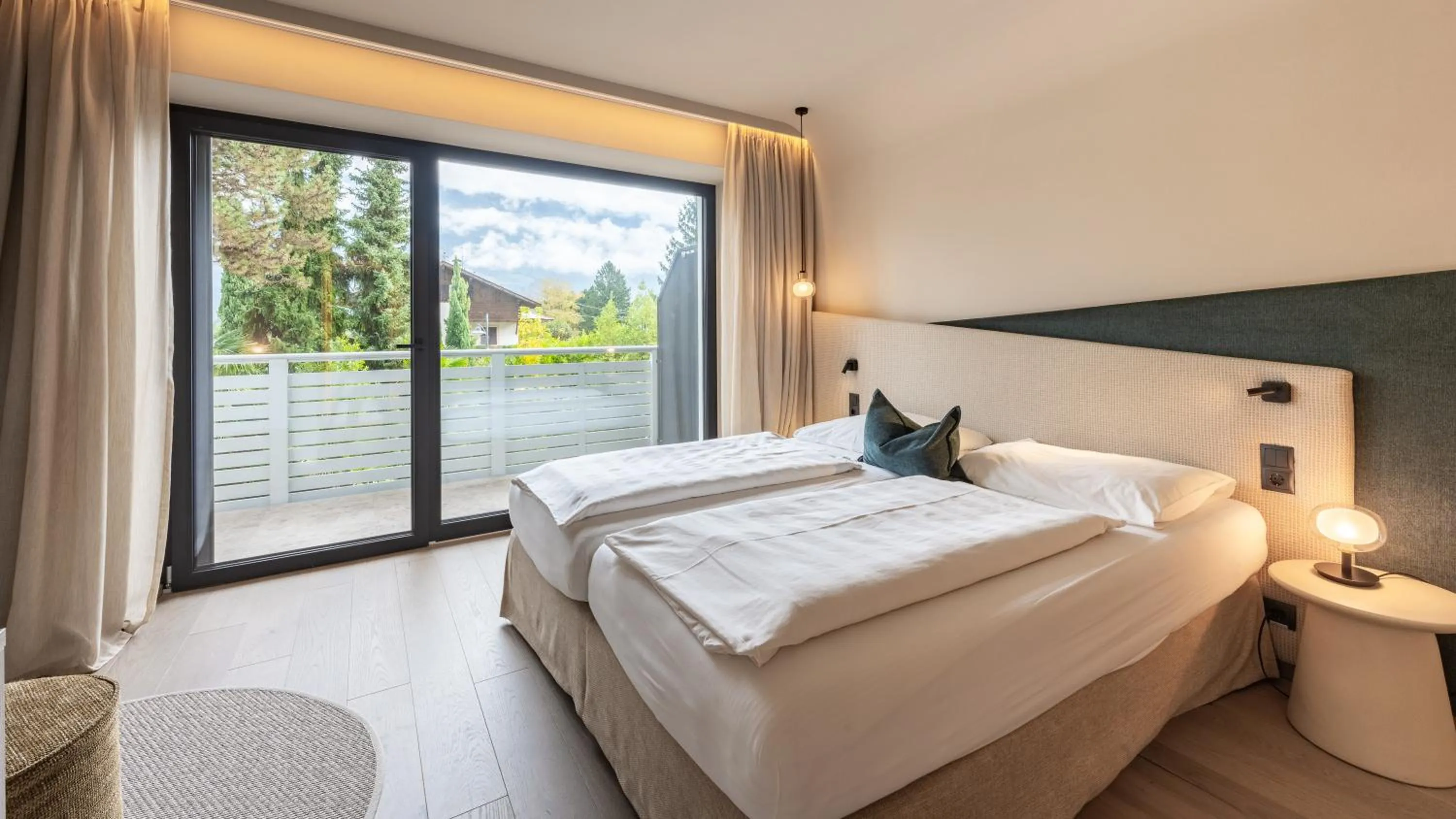 Bed in Hotel Gschwangut