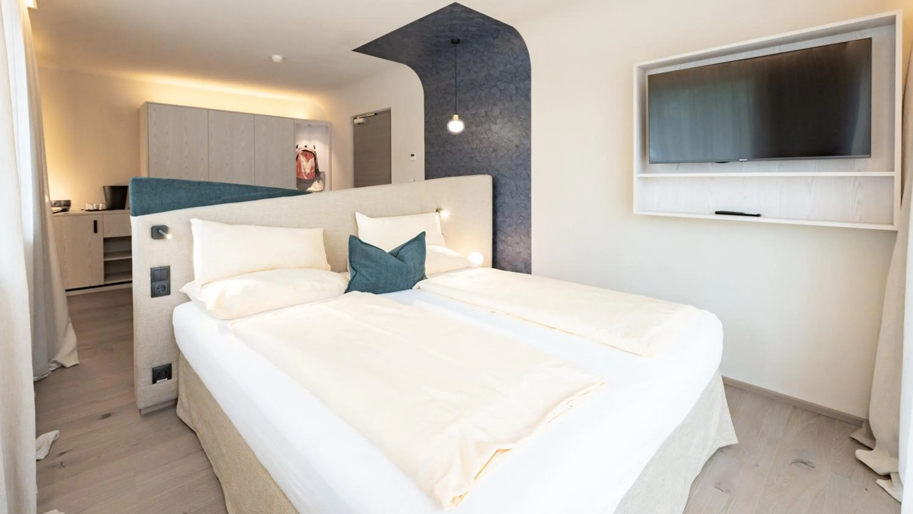 Bed in Hotel Gschwangut