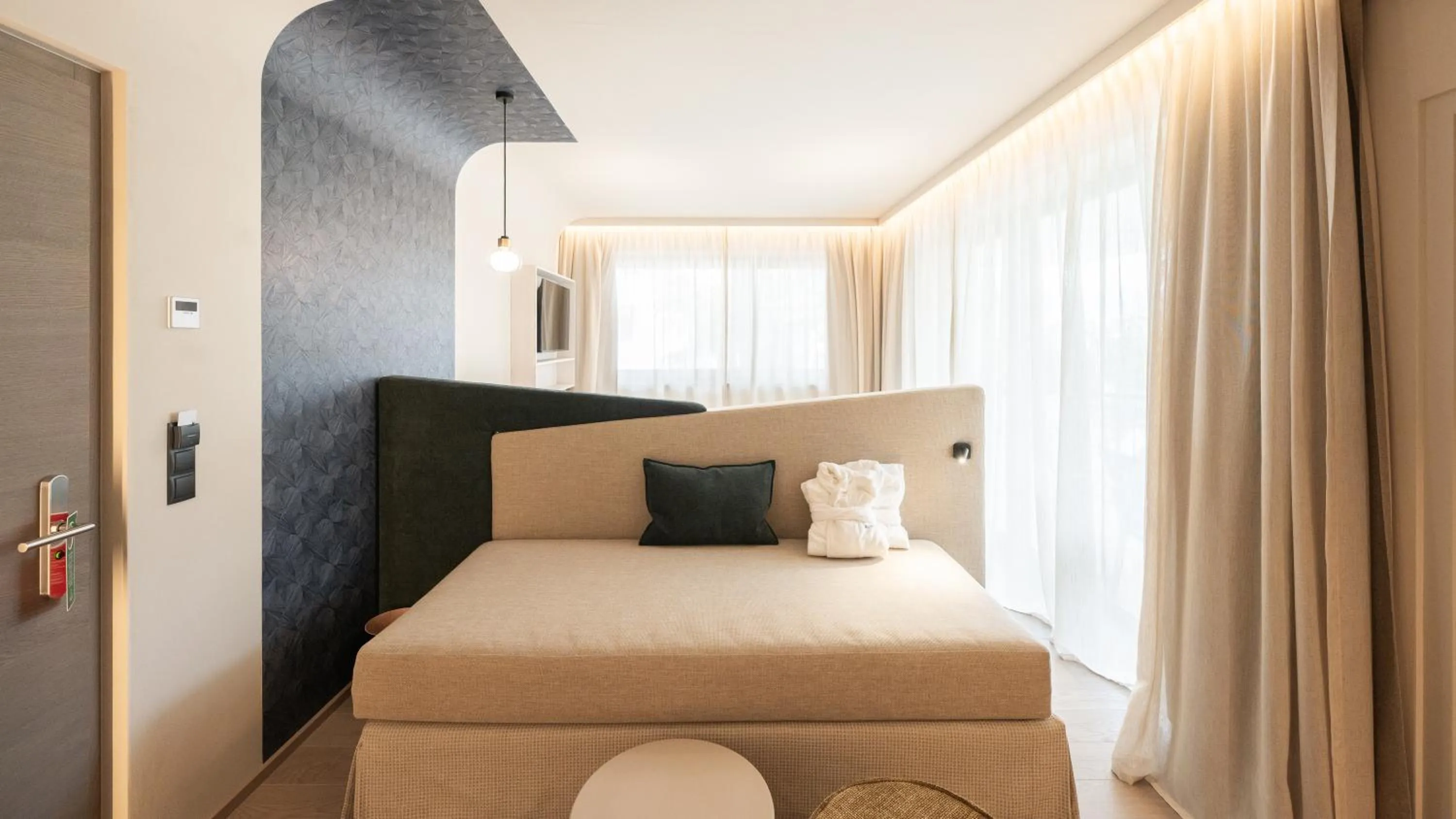 Bed in Hotel Gschwangut